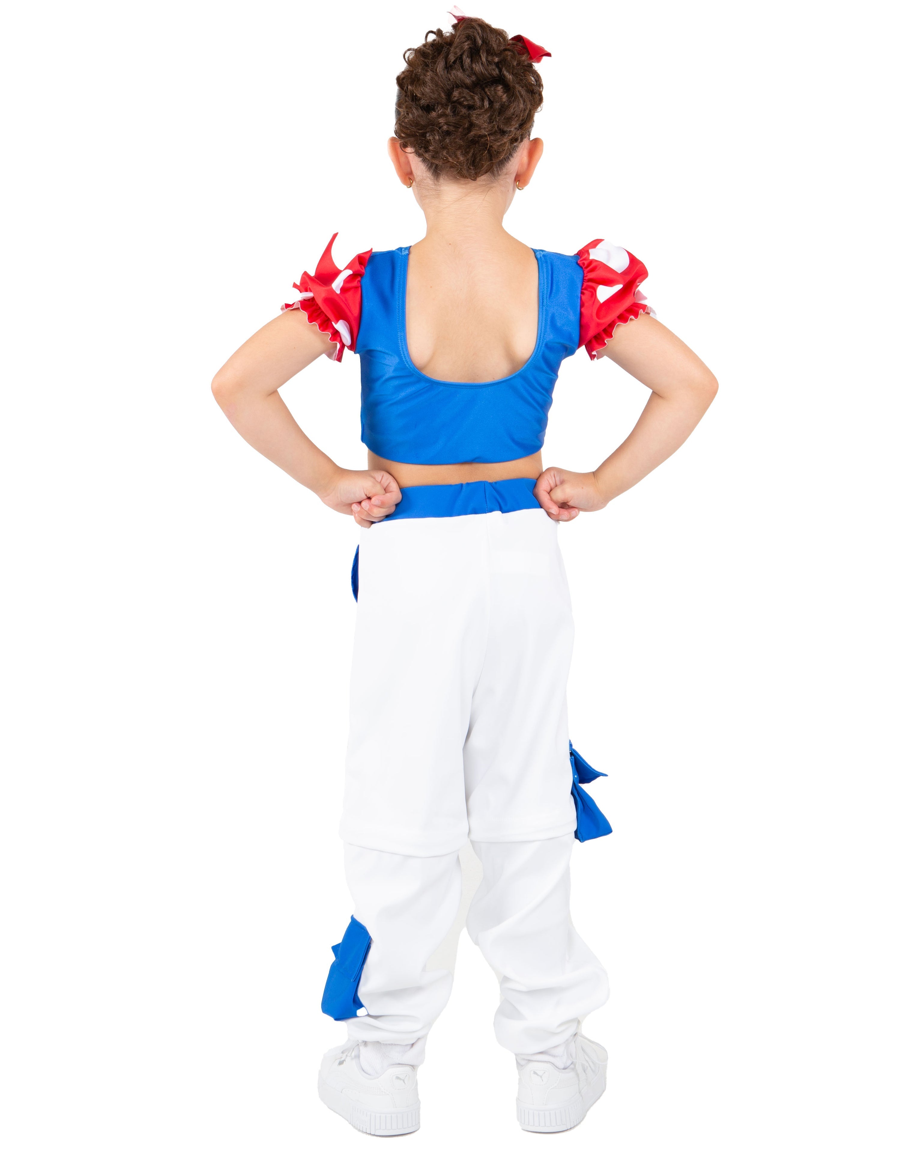 Toad Vest Zipper Cargo Pants with Straps