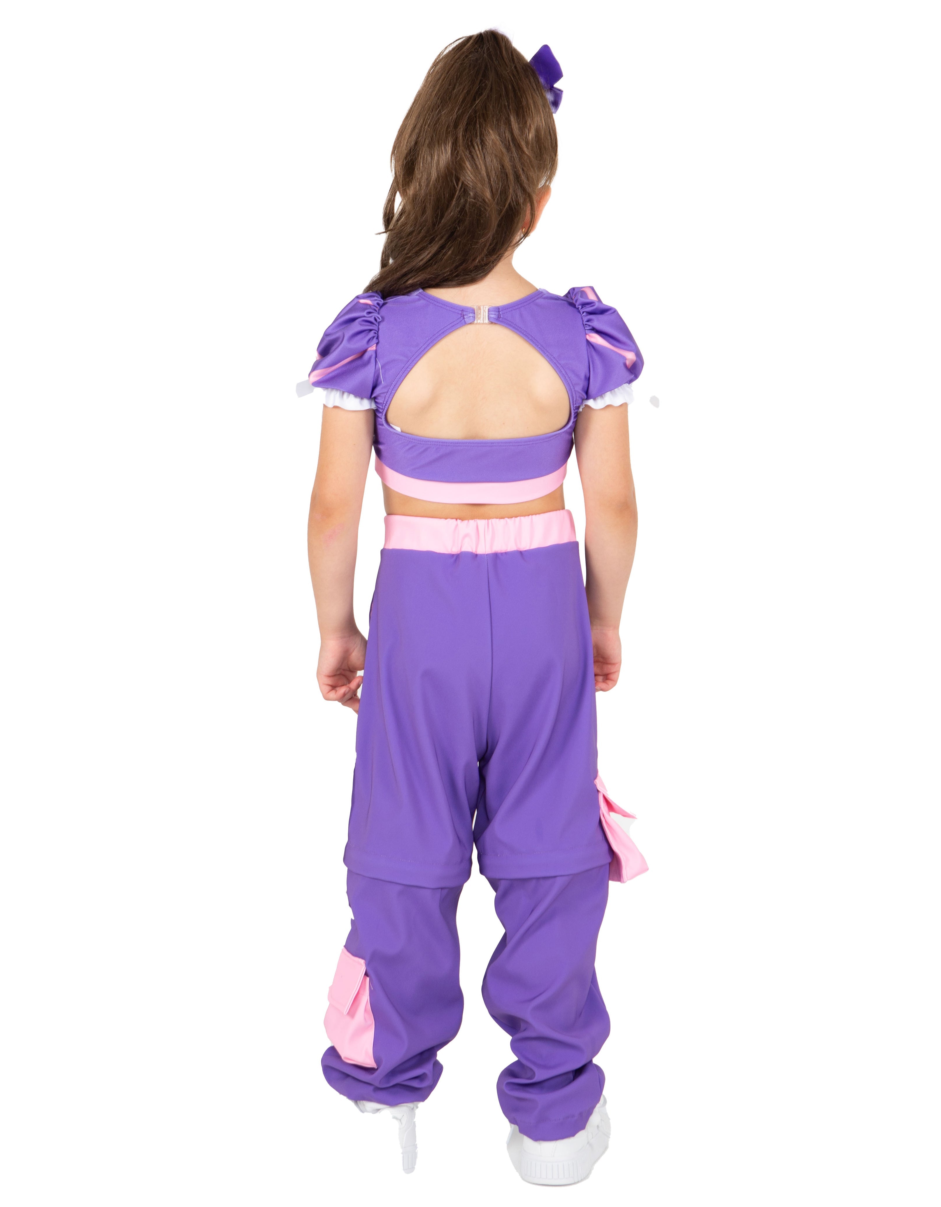 Rapunzel Zipper Cargo Pants with Straps