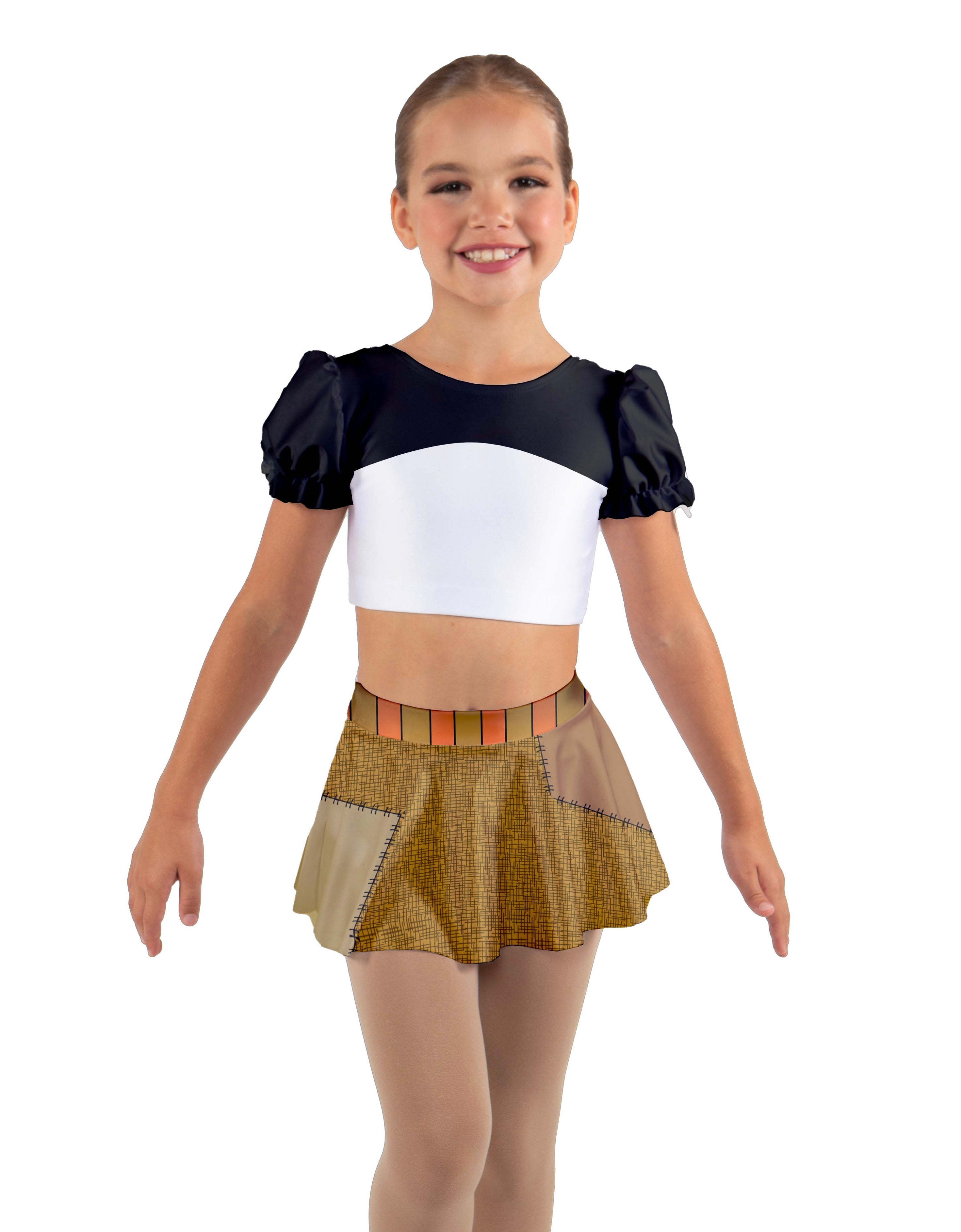 Karate Animals - Panda - Kung Fu Panda Top Skirt Tall Band
