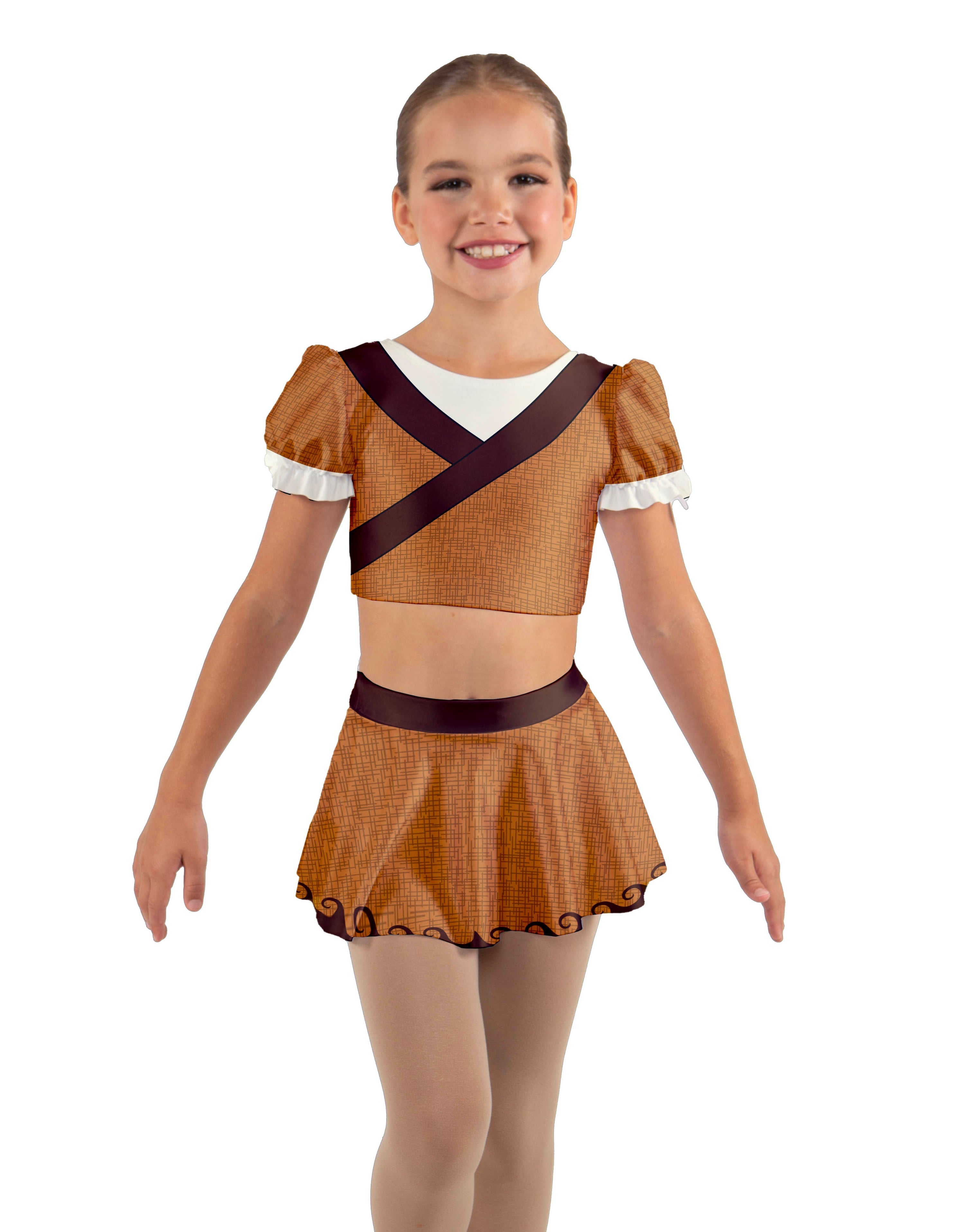 Karate Animals - Red Panda - Kung Fu Panda Top Skirt Tall Band