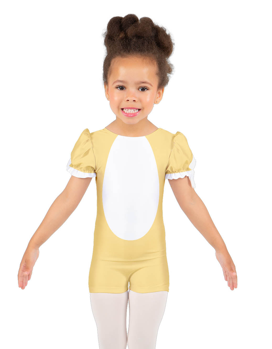 Little Rabbit Puff Sleeve Biketard