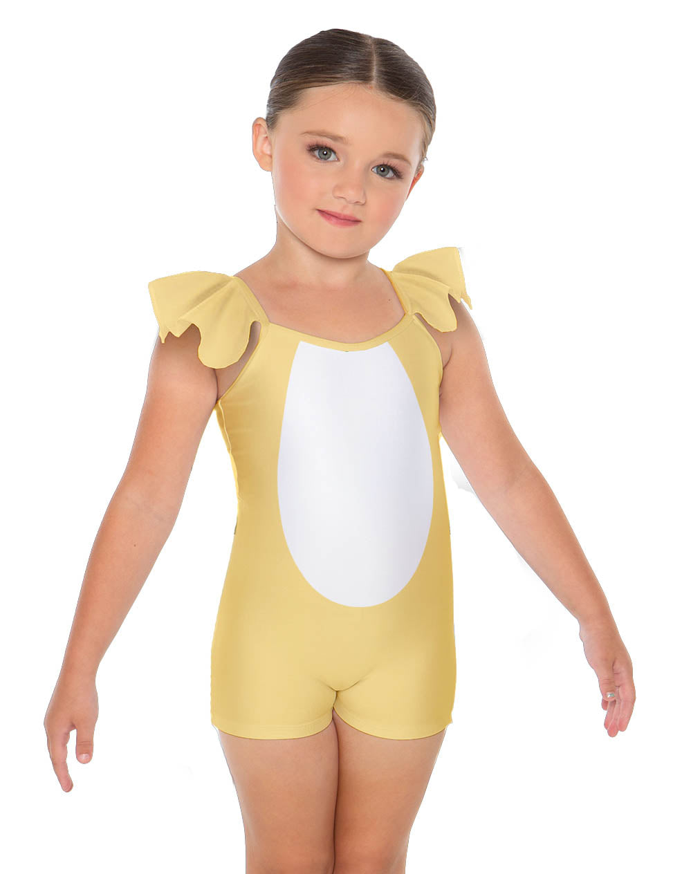 Little Rabbit Camisole Flutter Sleeve Biketard