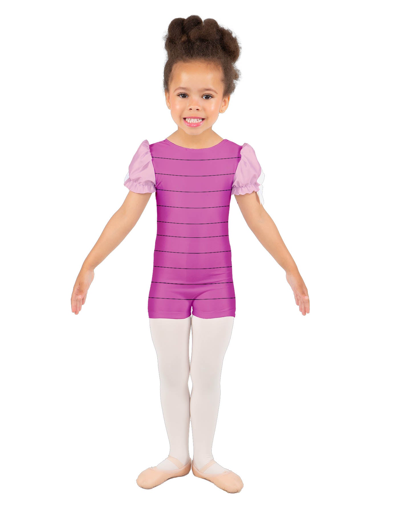 Little Piglet Puff Sleeve Biketard