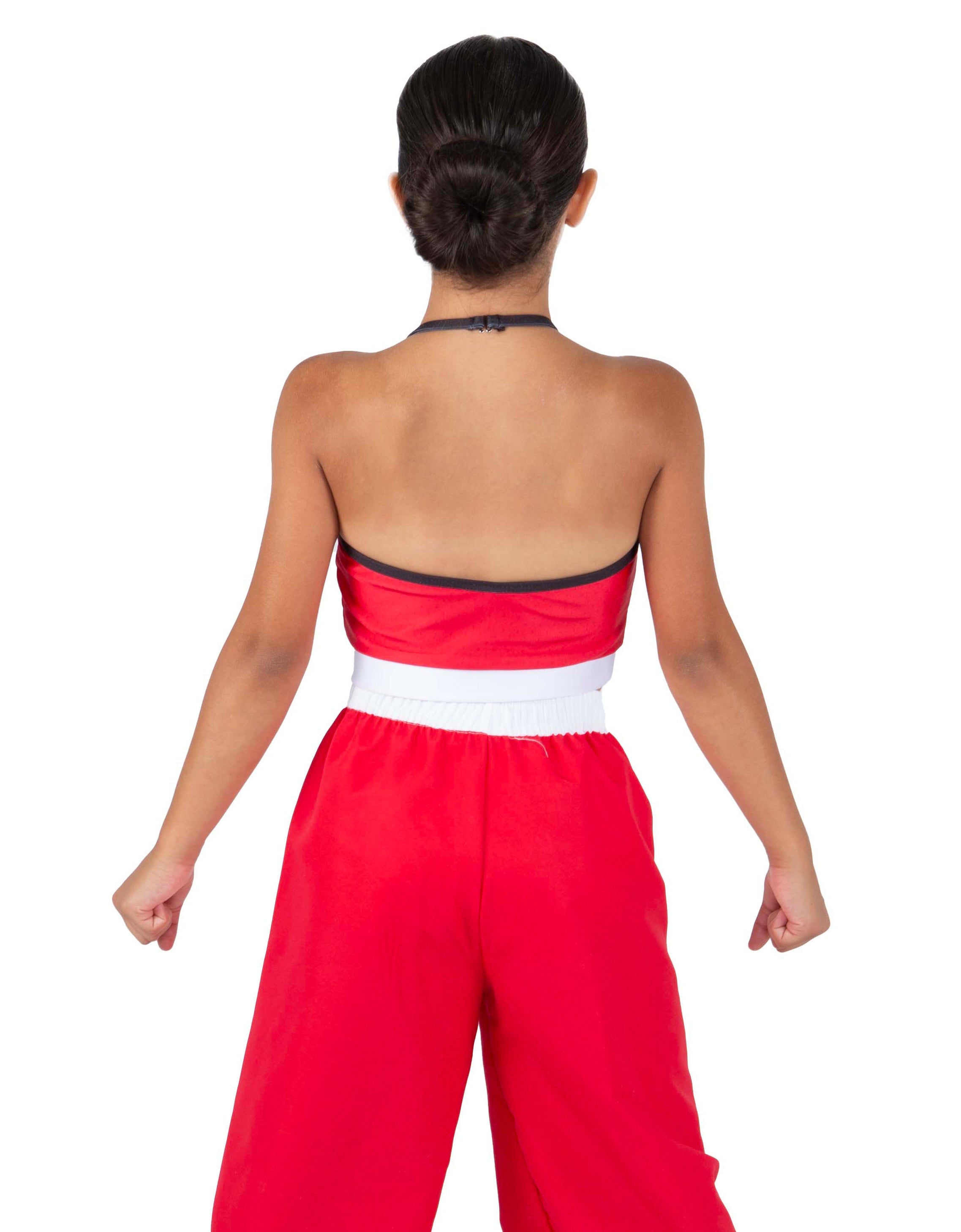 Penalty Box - Hockey Halter Binding Crop Top