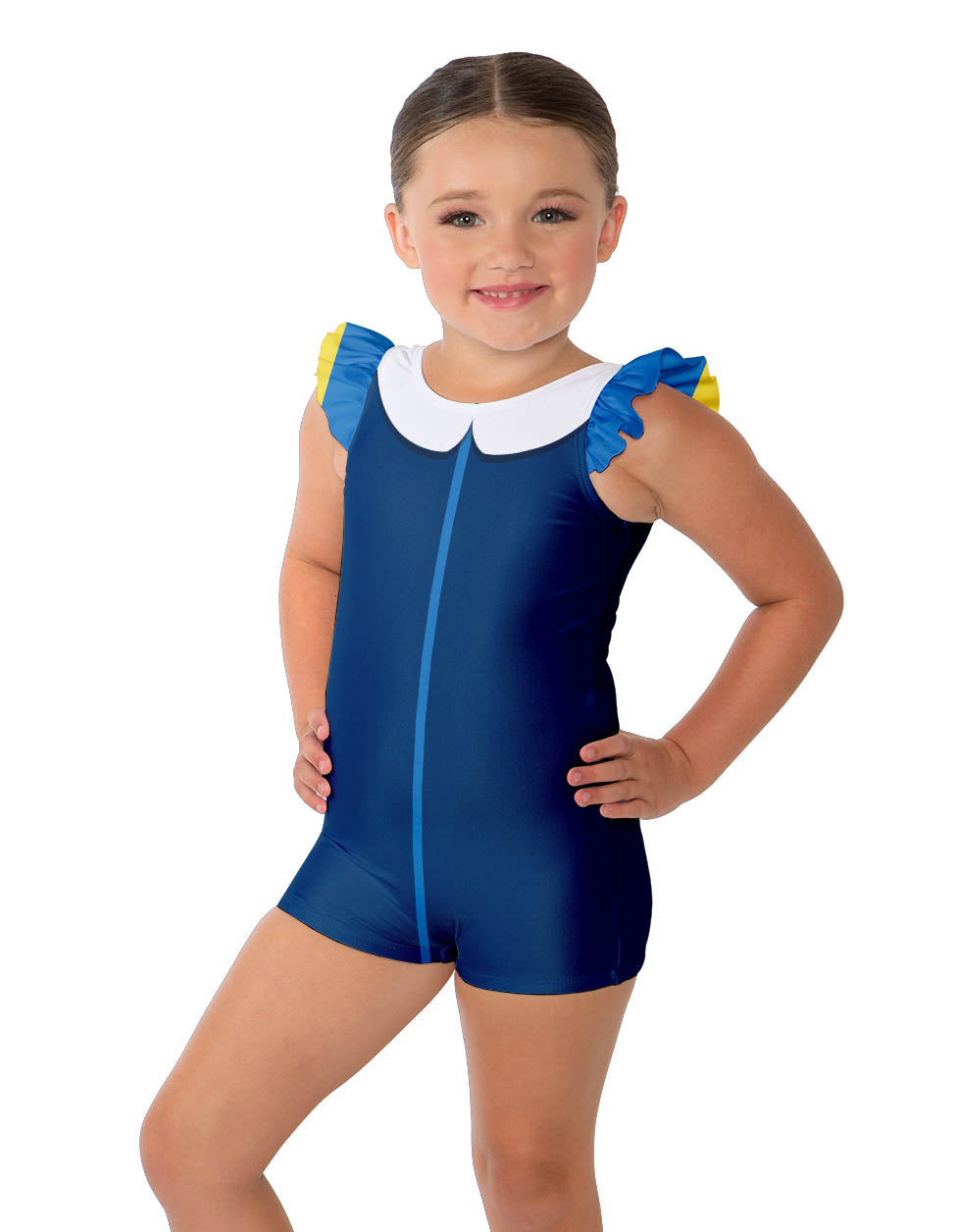 Fairest of them All Tank Gather Sleeve Biketard