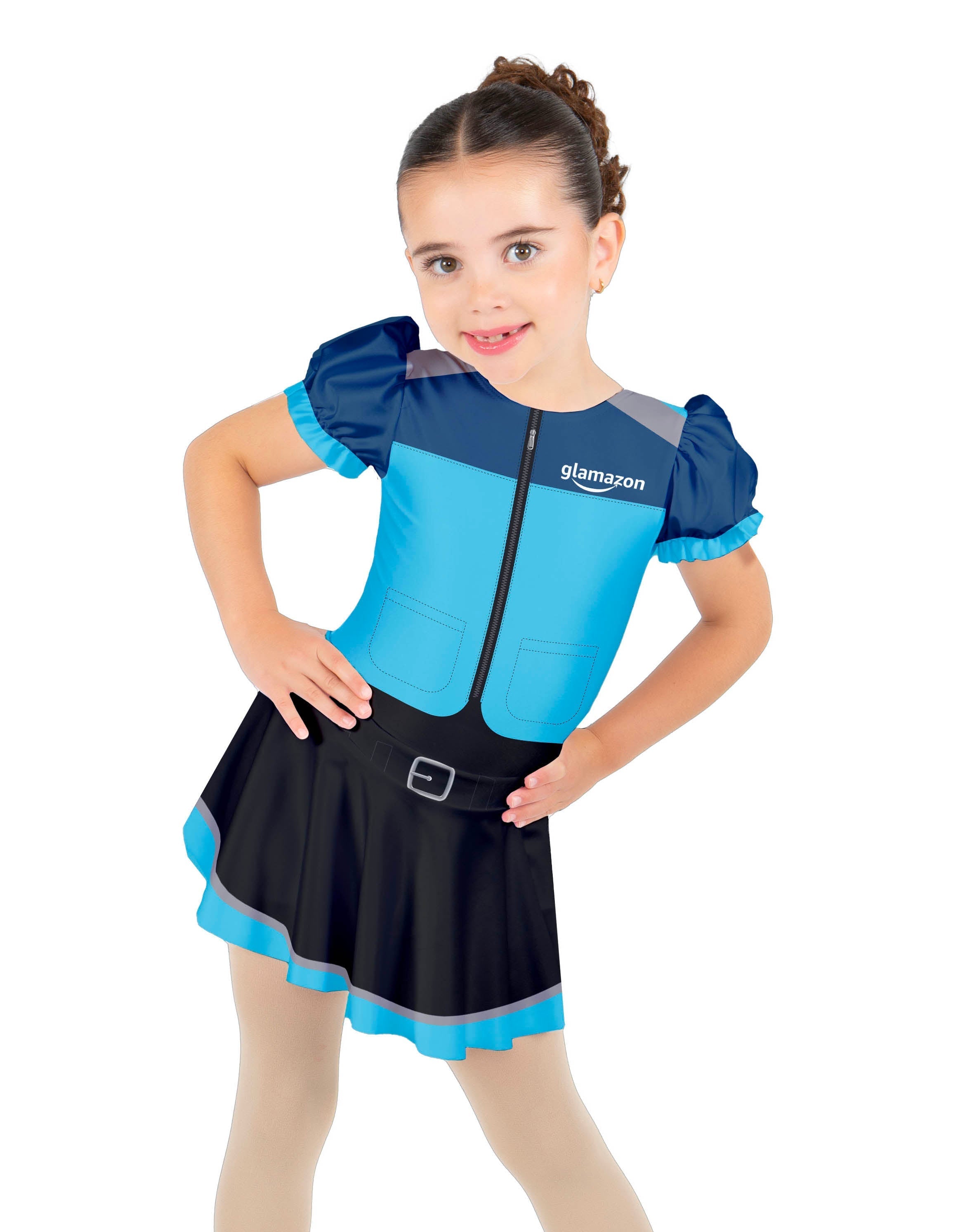 Glamazon Deliveries Top Skirt Tall Band