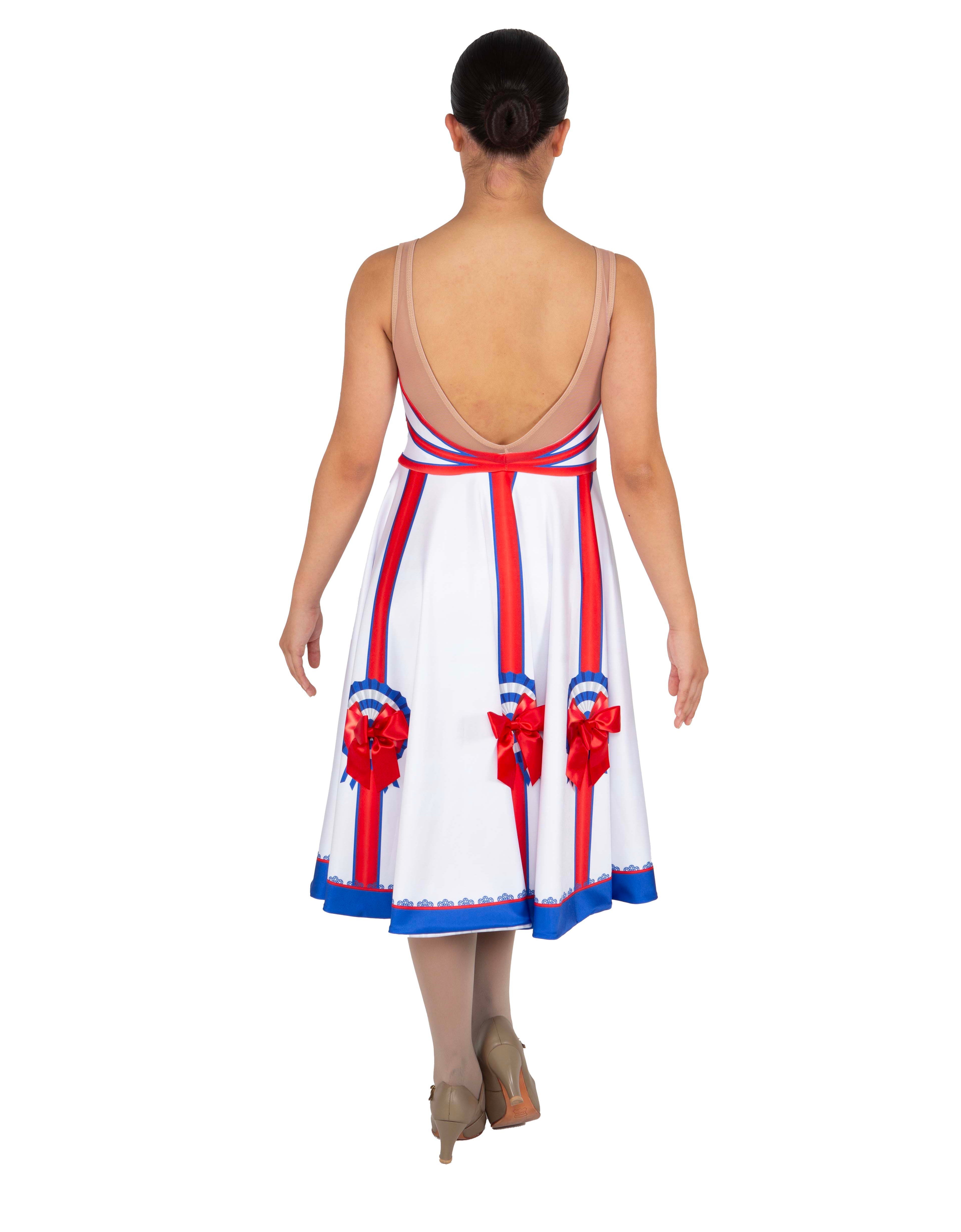 Can Can Can Mesh Sweetheart Dress with Double Layer Character Skirt