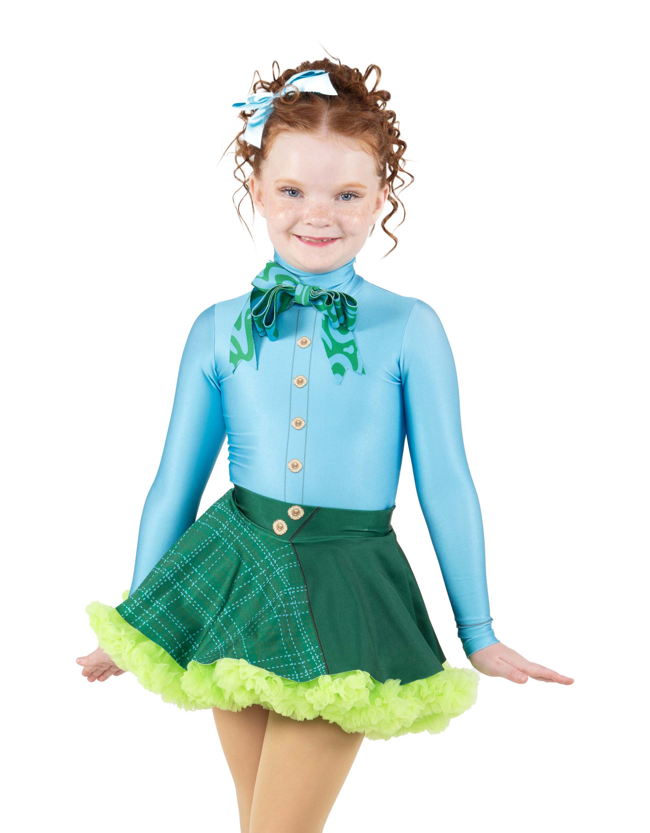 Emerald Ladies Top Skirt Tall Band