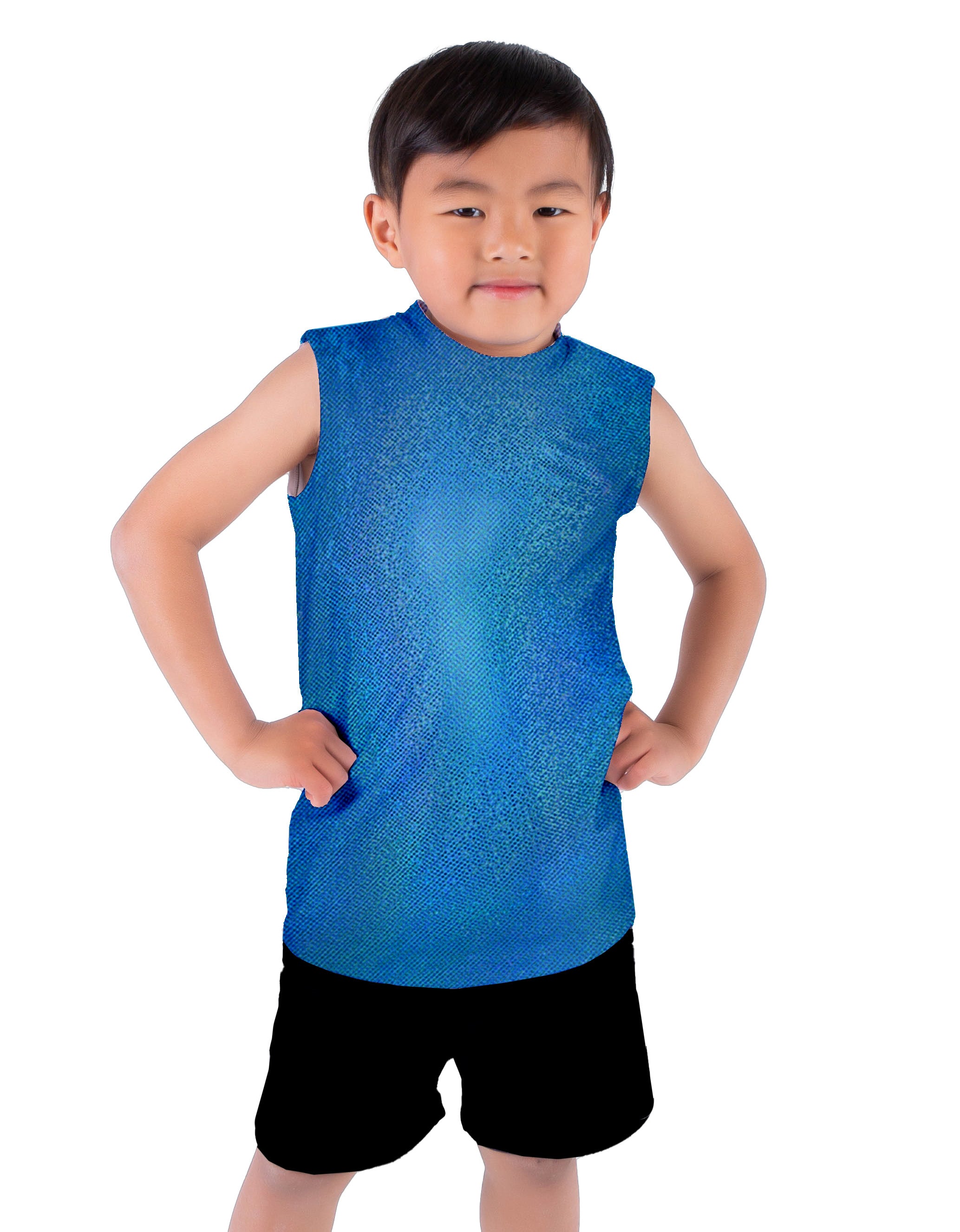 Solid Hologram Boys Tank