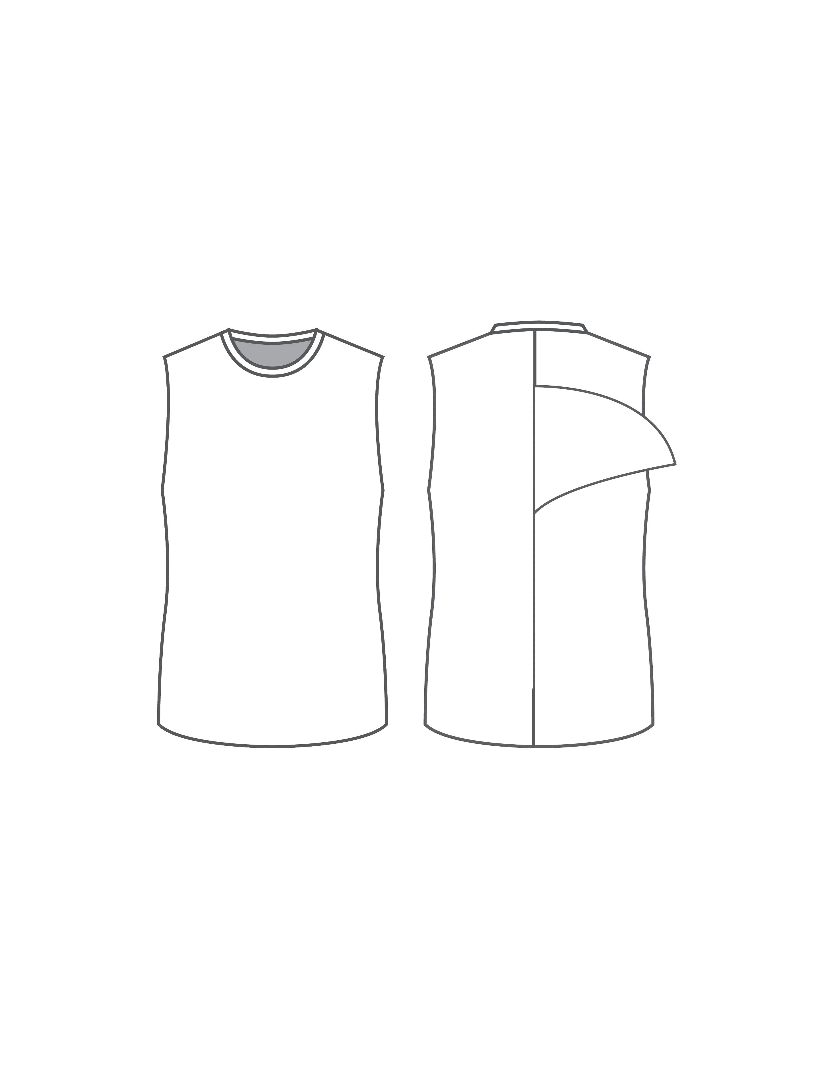 Custom Inked Tank Shirt with Fin - Lycra