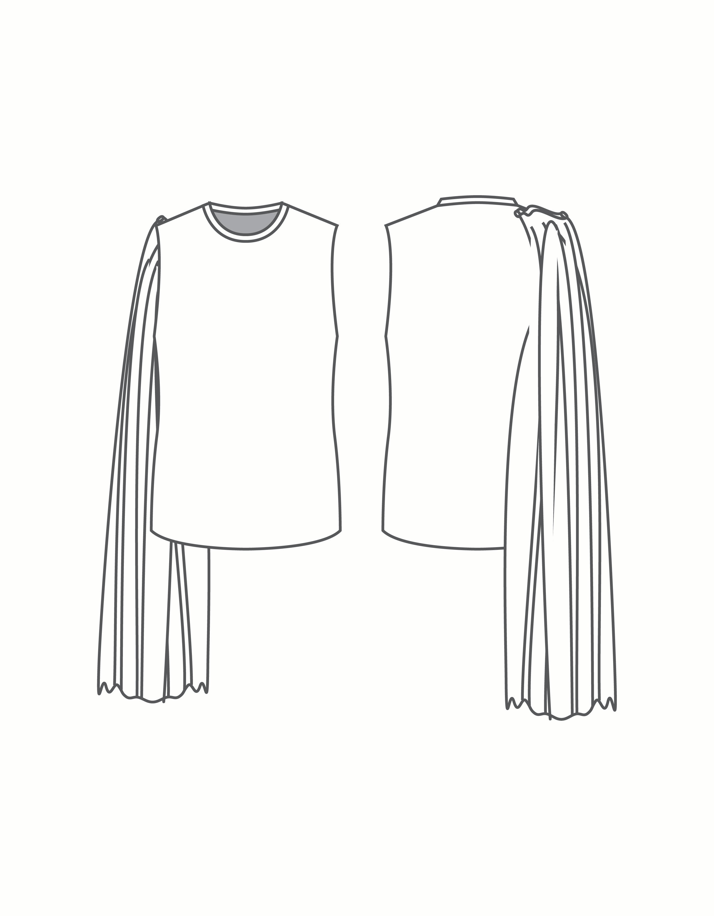 Custom Inked Sleeveless Boys Tank with Chiffon Sash - Lycra & Chiffon