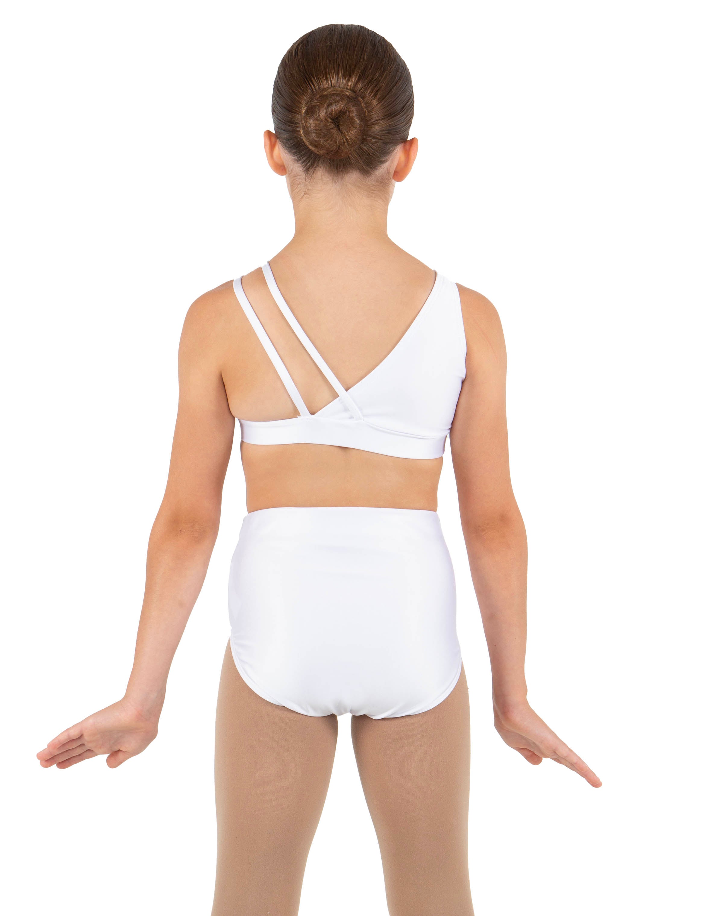 Solid Lycra Asymetric Bra