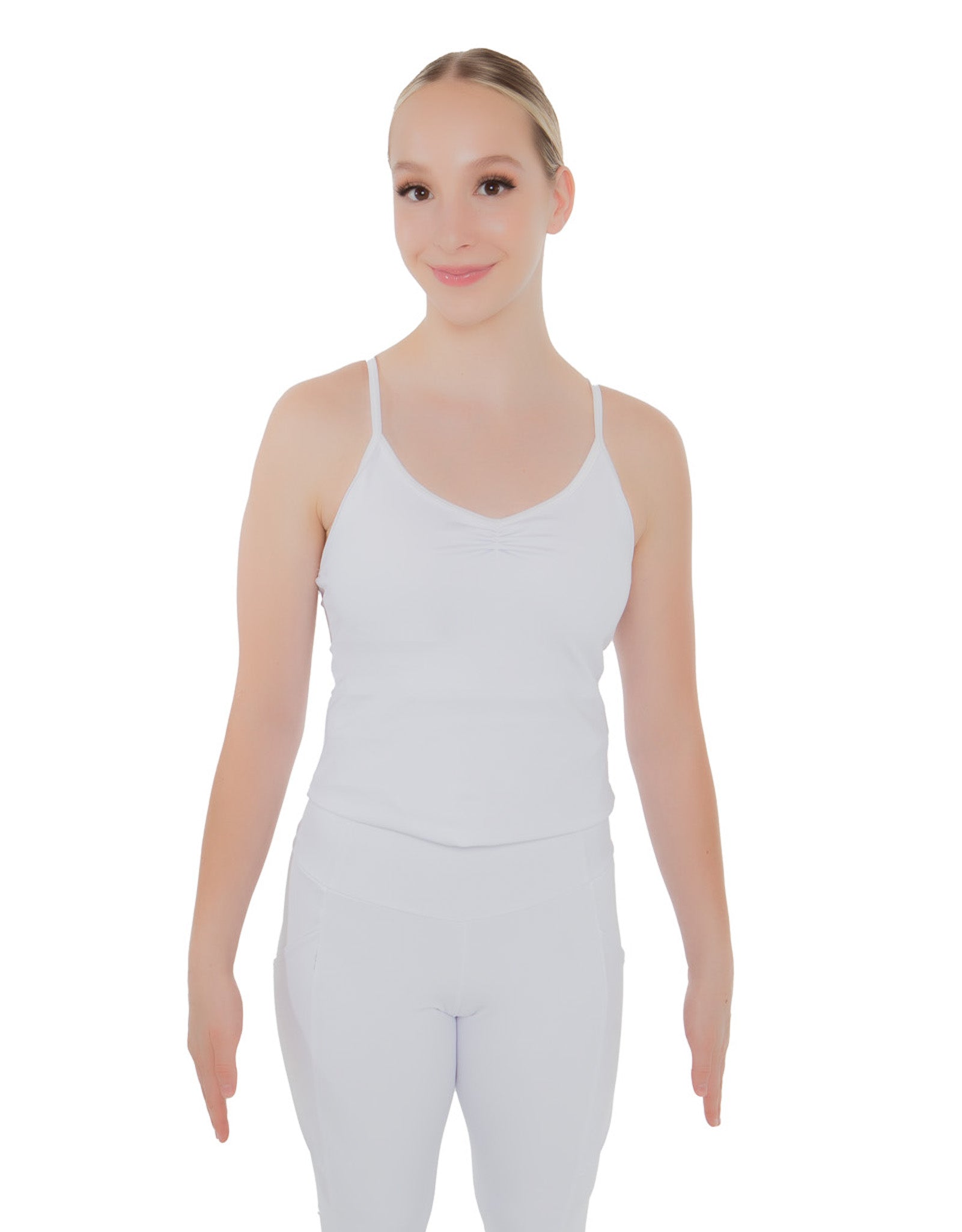 Solid Lycra Racer Strap Cami