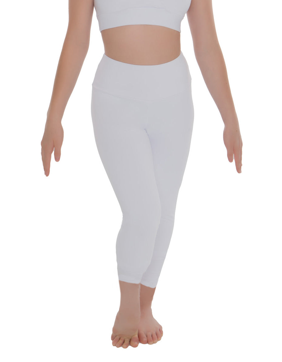 Solid Lycra Yoga Capri Leggings