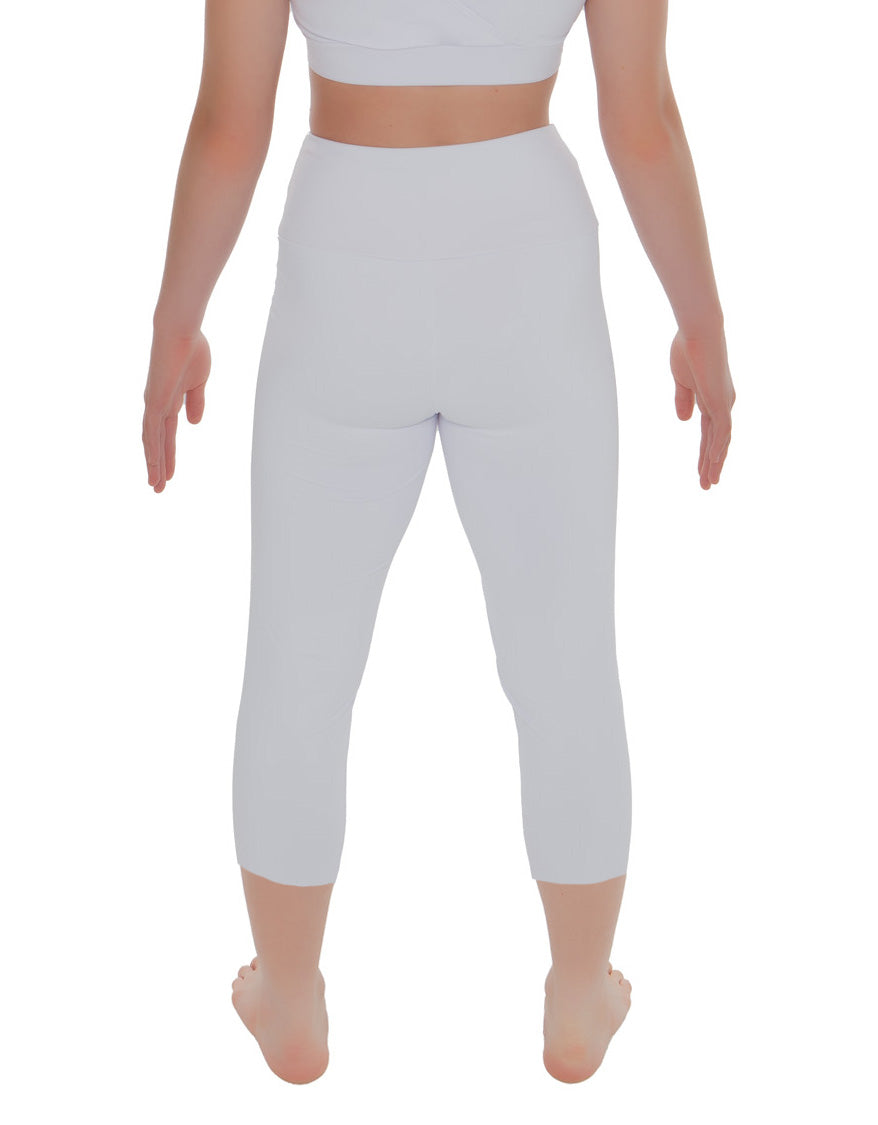 Solid Lycra Yoga Capri Leggings