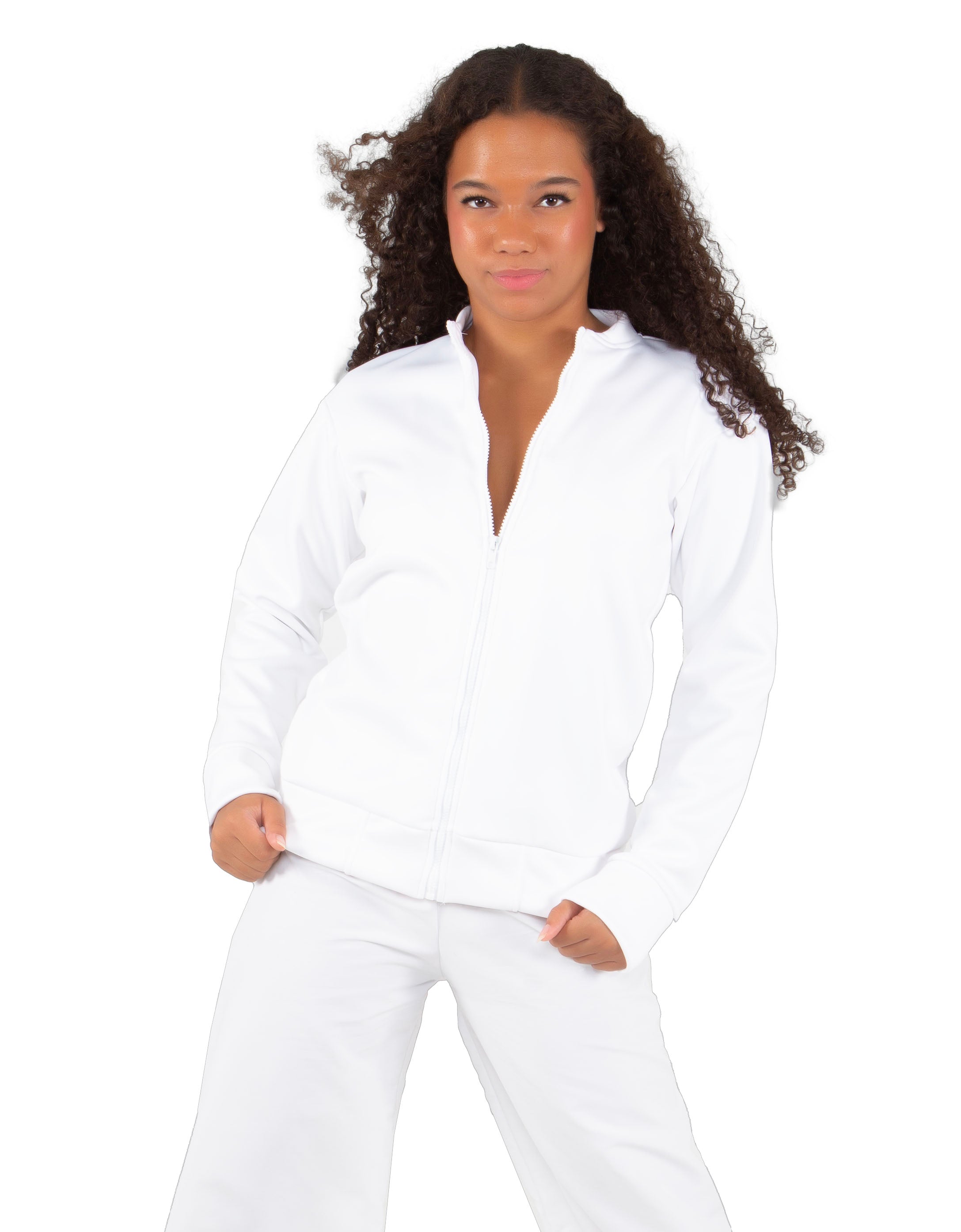 Solid Fleece Varsity Jacket