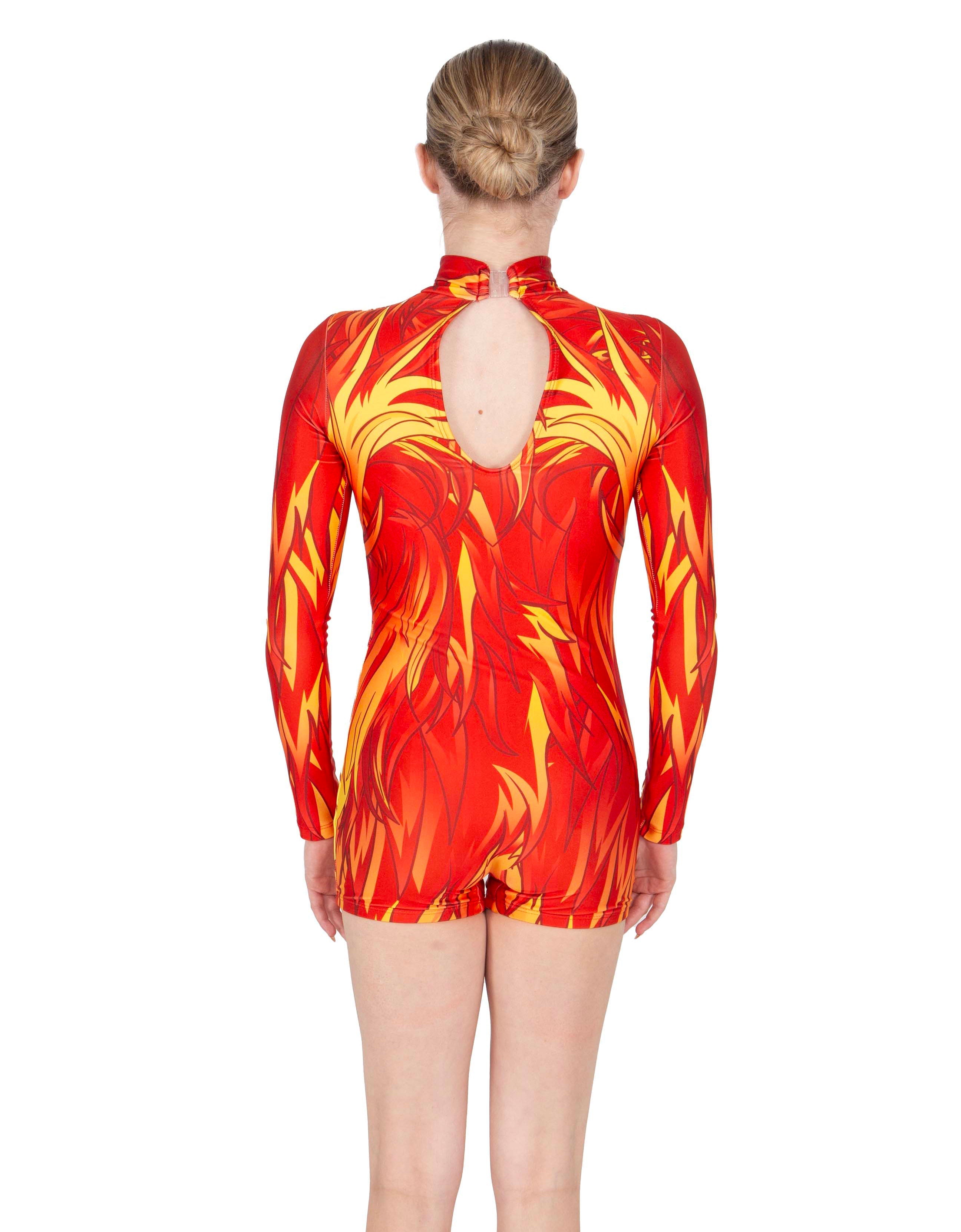 Phoenix LS Tneck Keyhole Back Biketard