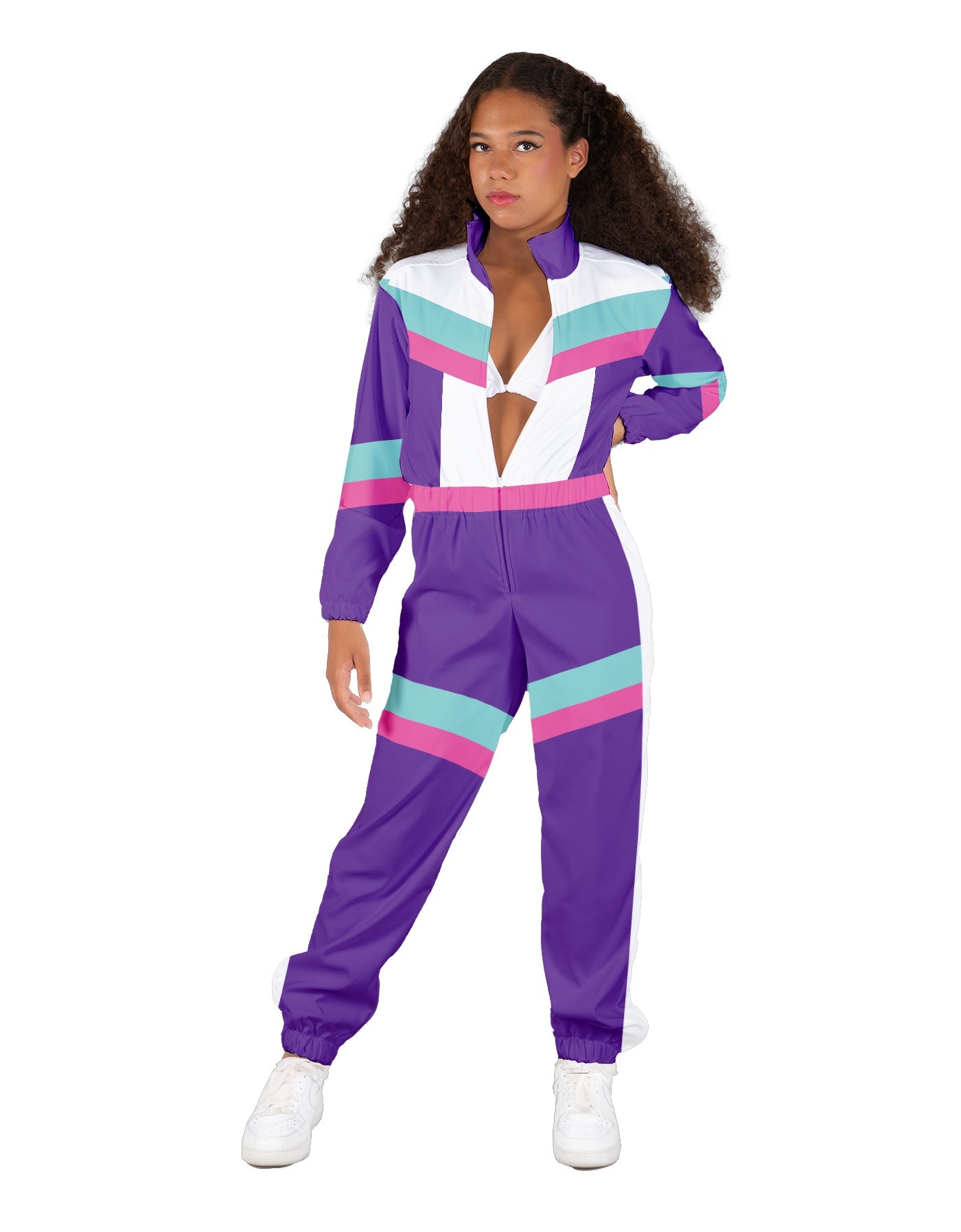 Take On Me Jumpsuit with Tall Collar