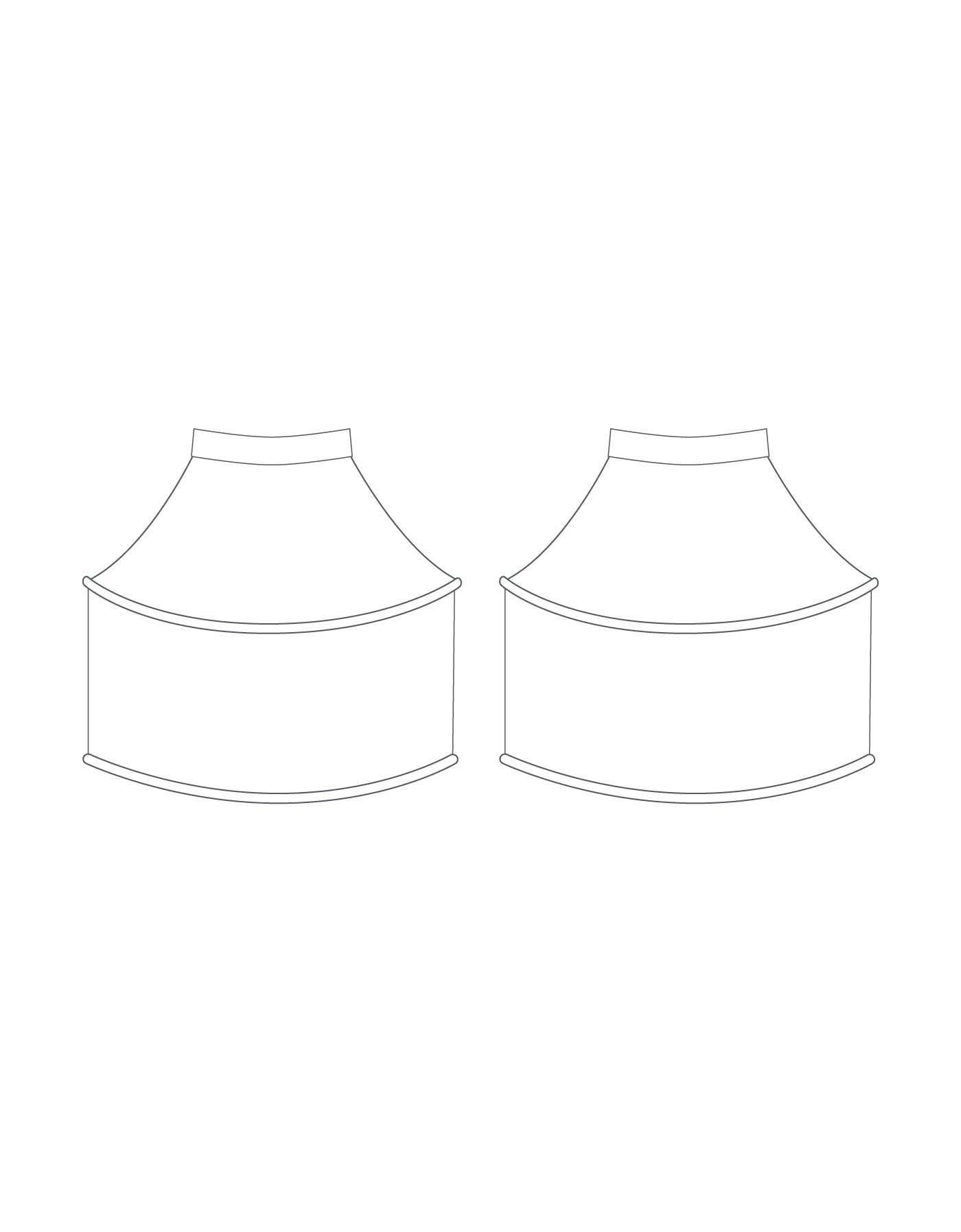 Custom Inked Character Hoop Skirt - Hologram