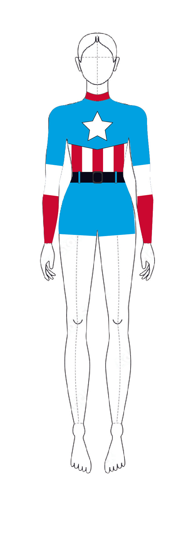 Hero Captain LS Keyhole Biketard