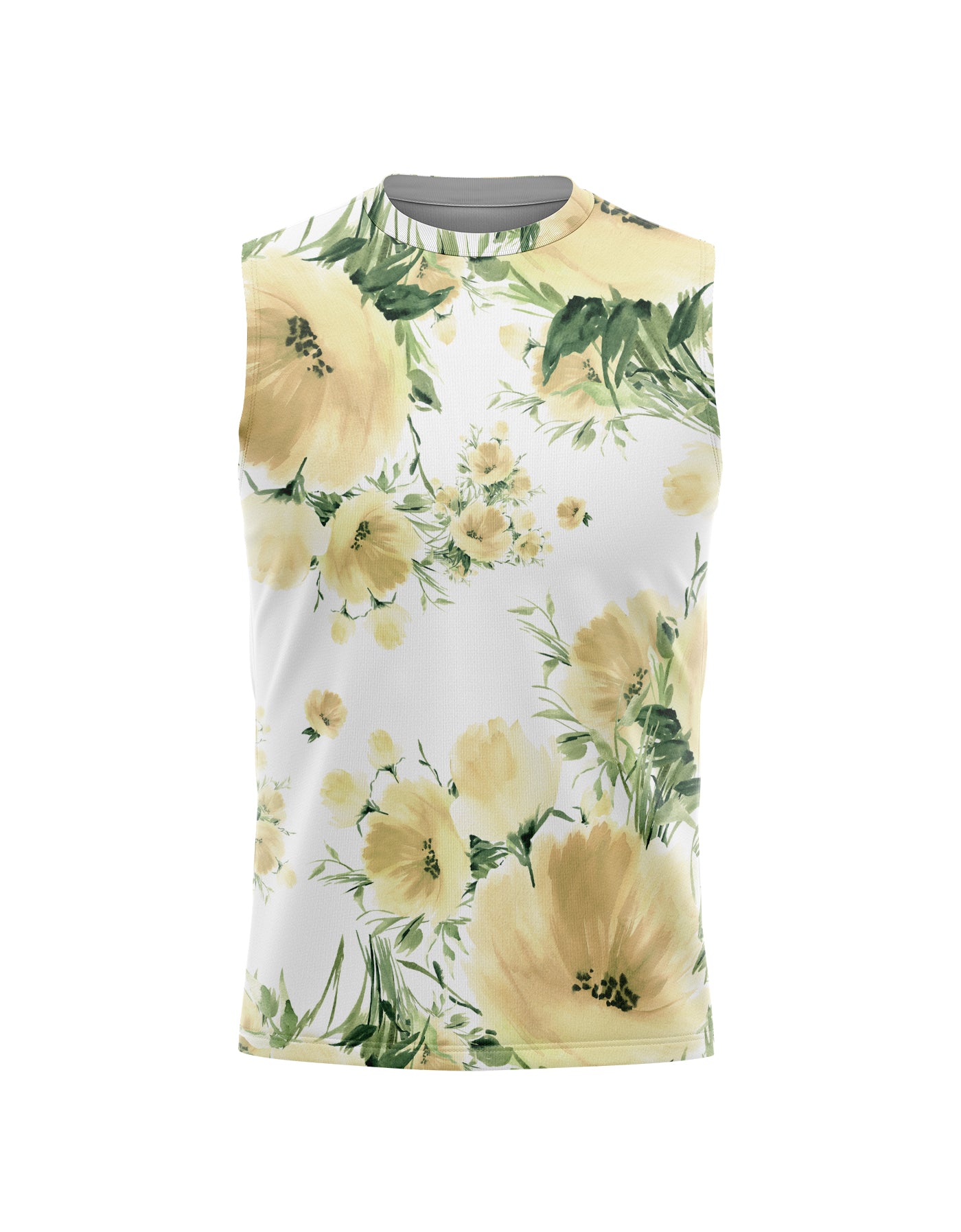 Pale Poppies Lycra Boys Tank Shirt