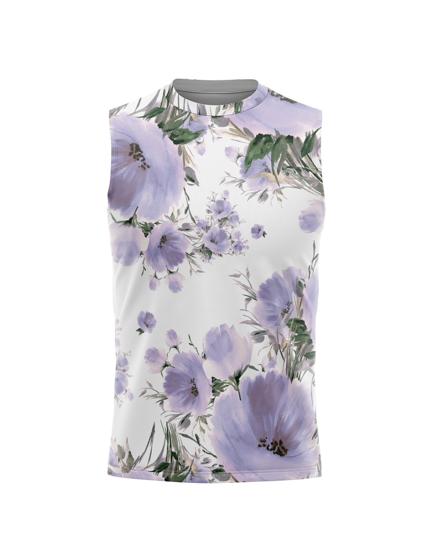 Pale Poppies Lycra Boys Tank Shirt