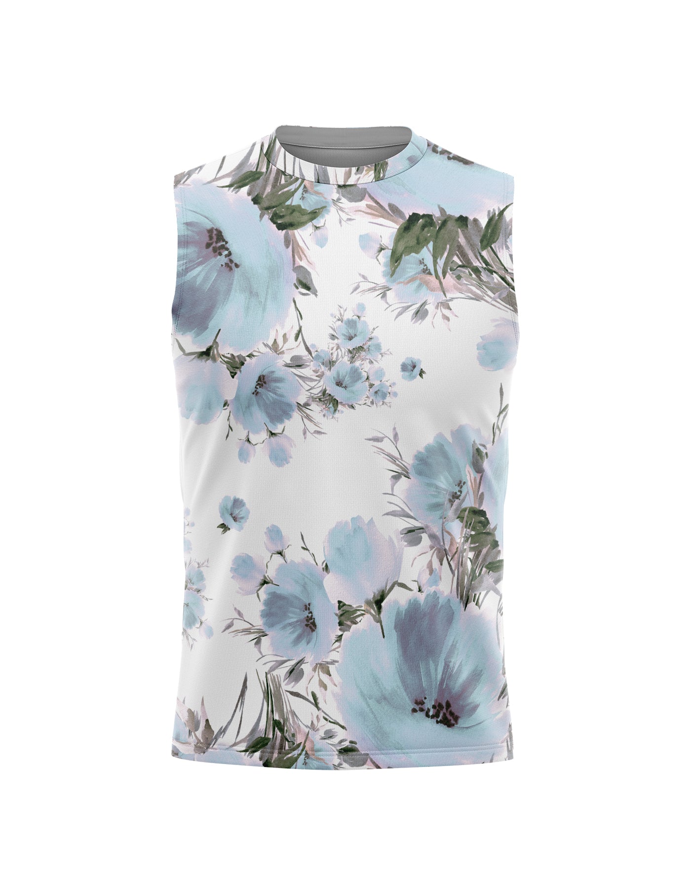 Pale Poppies Lycra Boys Tank Shirt
