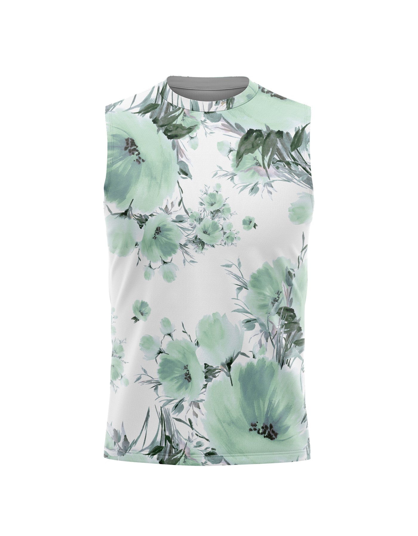 Pale Poppies Lycra Boys Tank Shirt