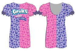 Geeks Puff Sleeve Biketard