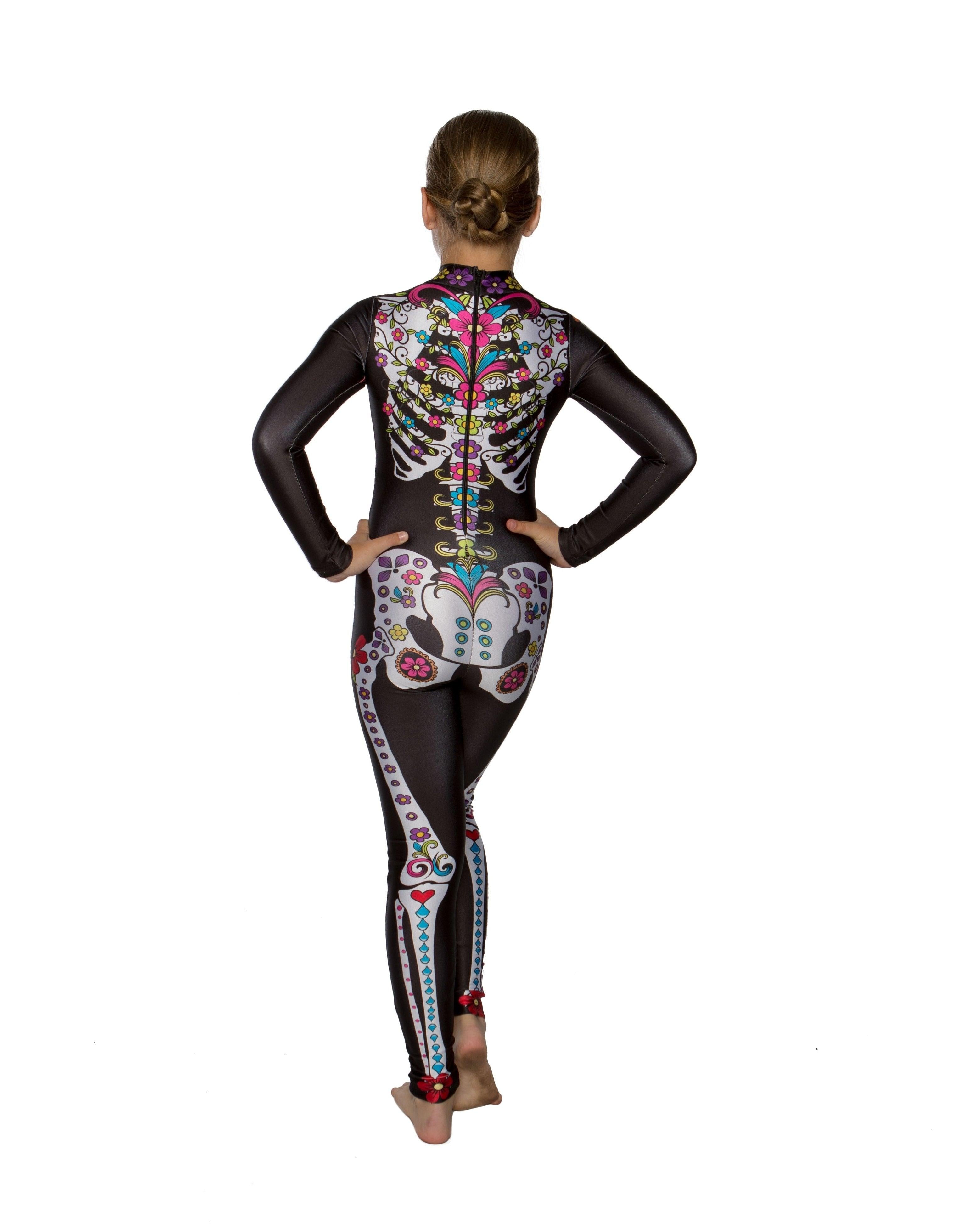 Day of the Dead LS Unitard - Hamilton Theatrical