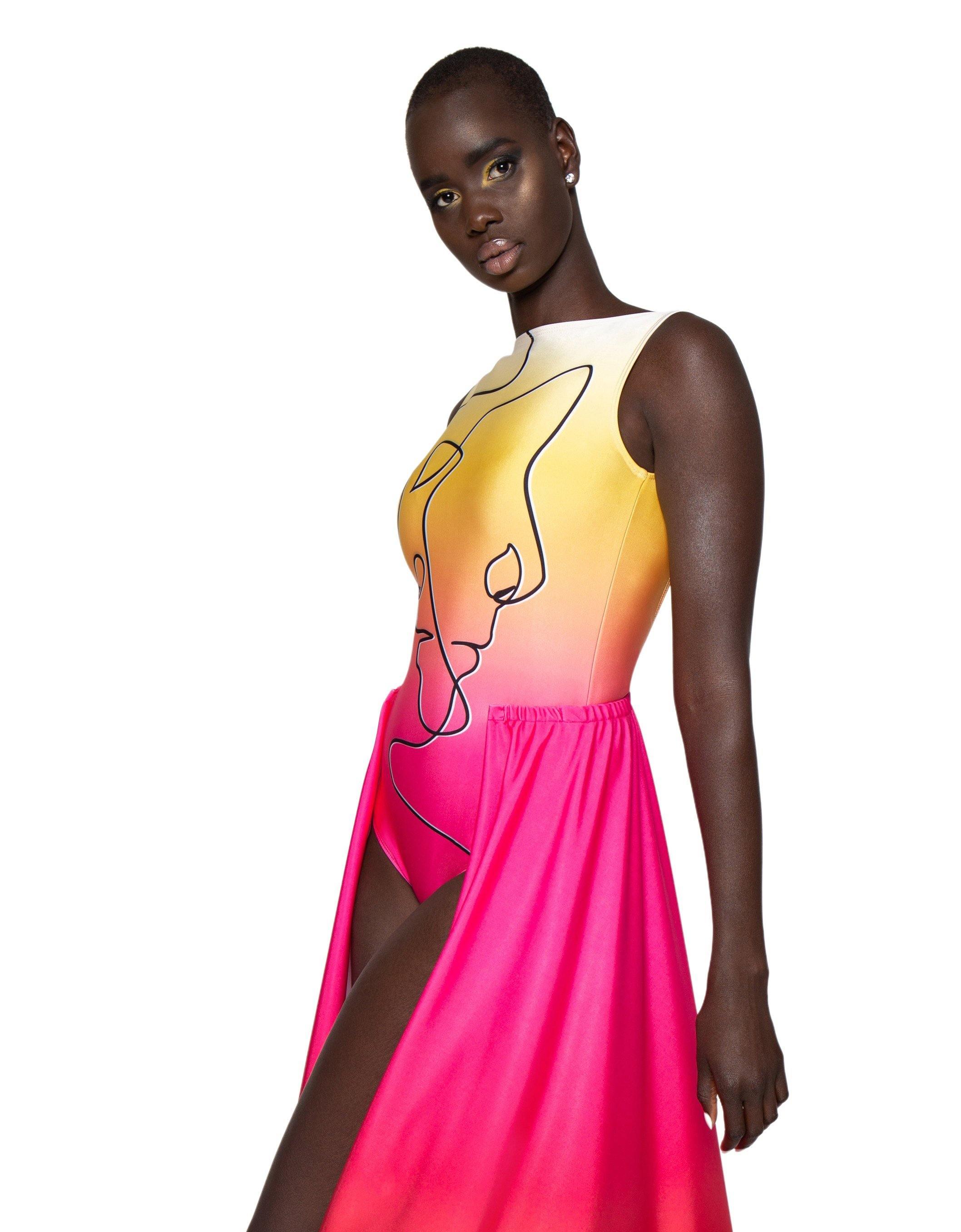 Dance Inked Solid Print Skirt - Hamilton Theatrical