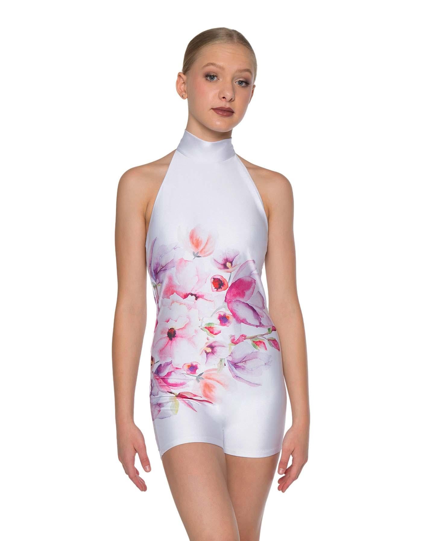 Magnolia Halter Biketard - Hamilton Theatrical