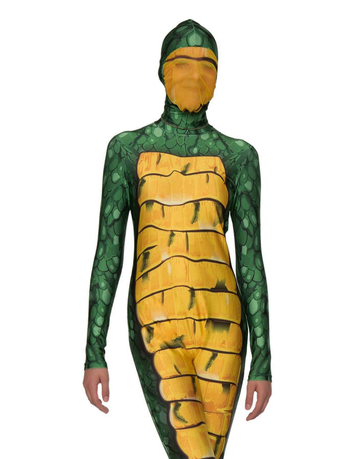 Dragon Living Art Belly LS Zip Back Unitard - Hamilton Theatrical