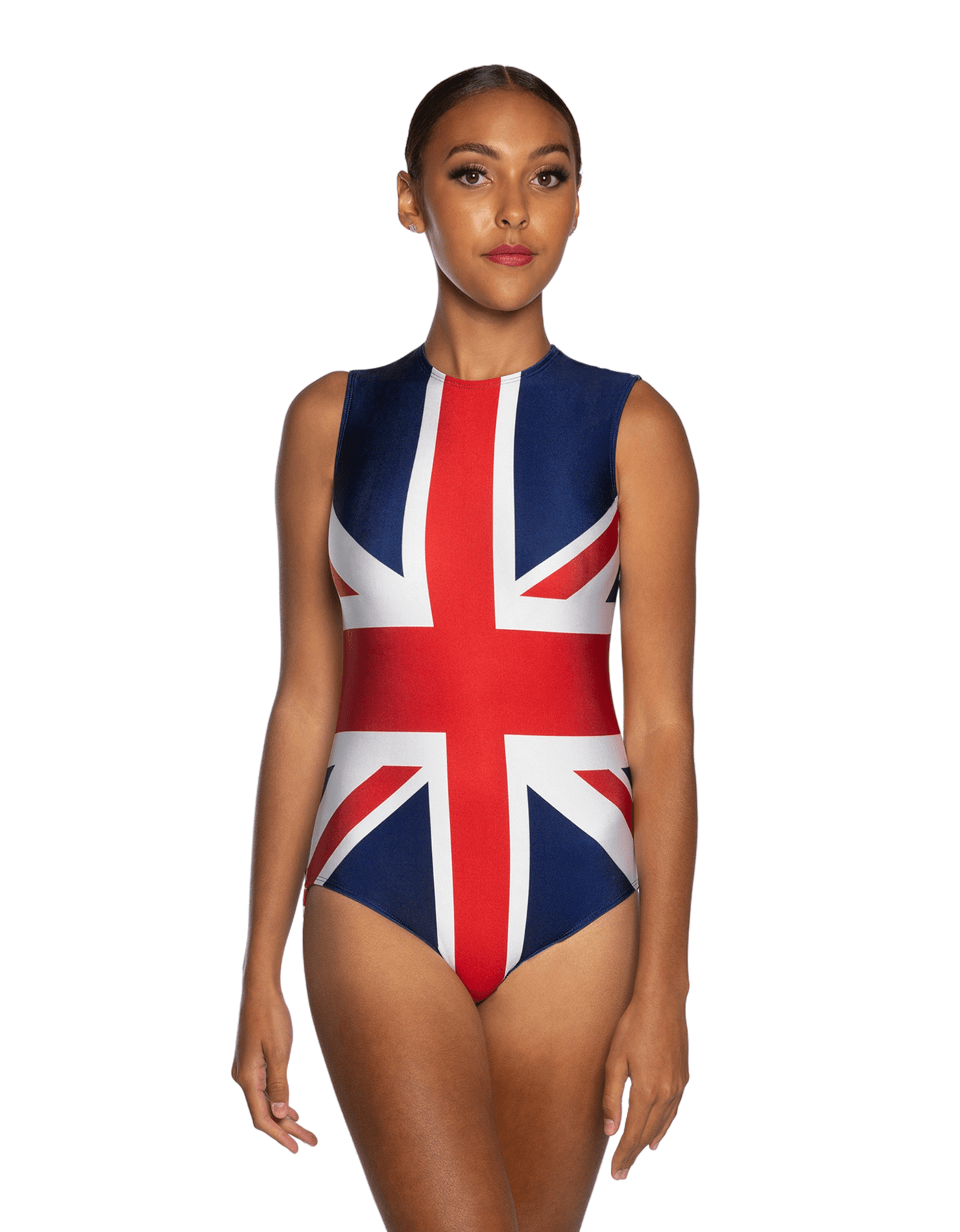 British Sleeveless Open Back Leotard - Hamilton Theatrical