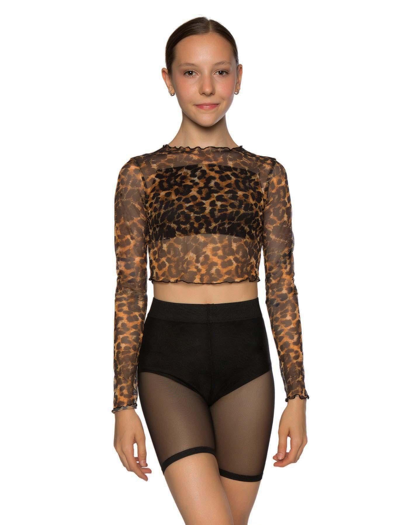 Fierce LS Mesh Crop Top - Hamilton Theatrical