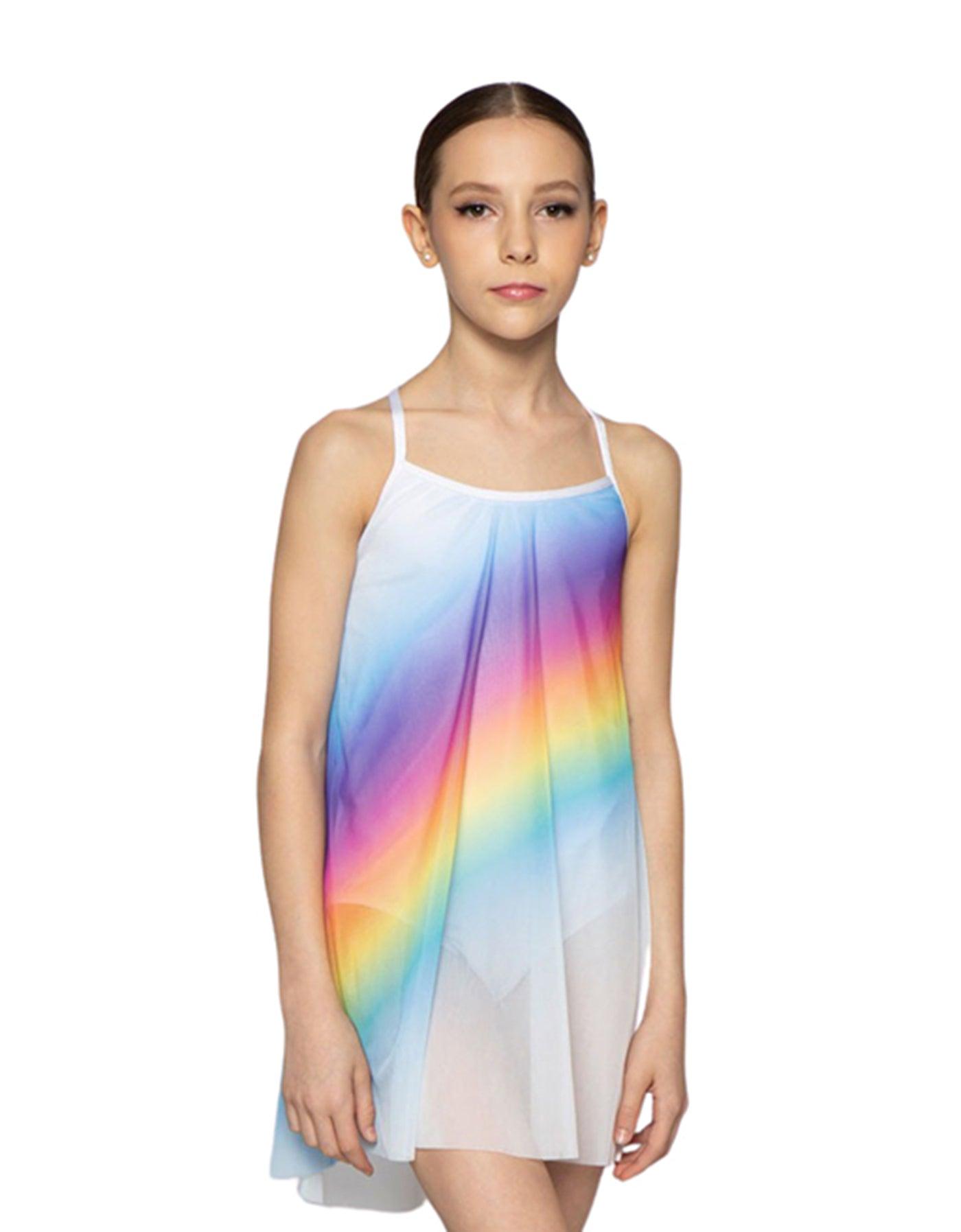 Rainbow Connection Chiffon Short Dress - Hamilton Theatrical
