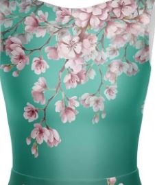 Cherry Blossom Lycra Boys Tank Shirt