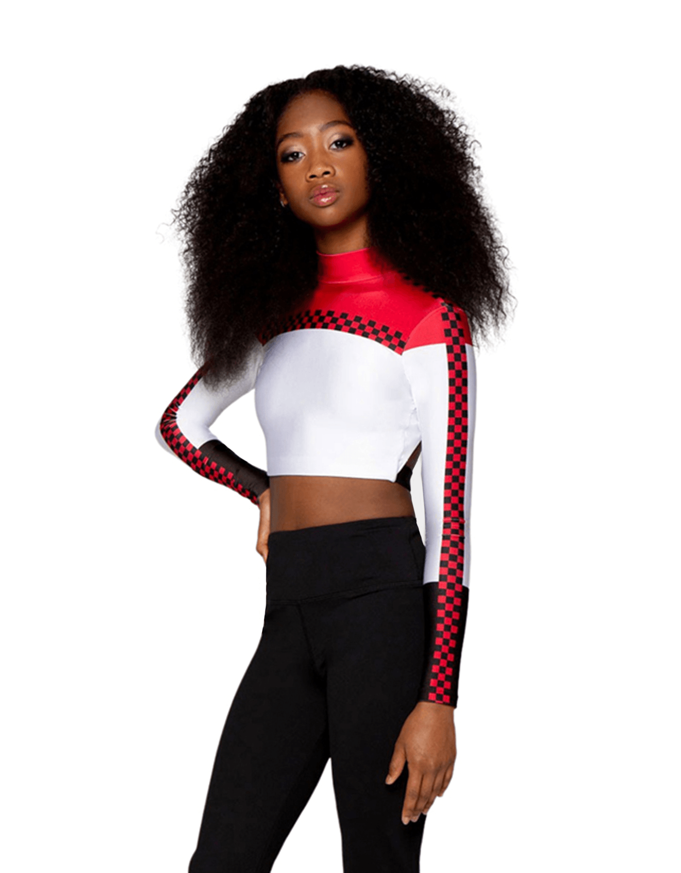 Van Block LS Turtleneck Crop Top - Hamilton Theatrical