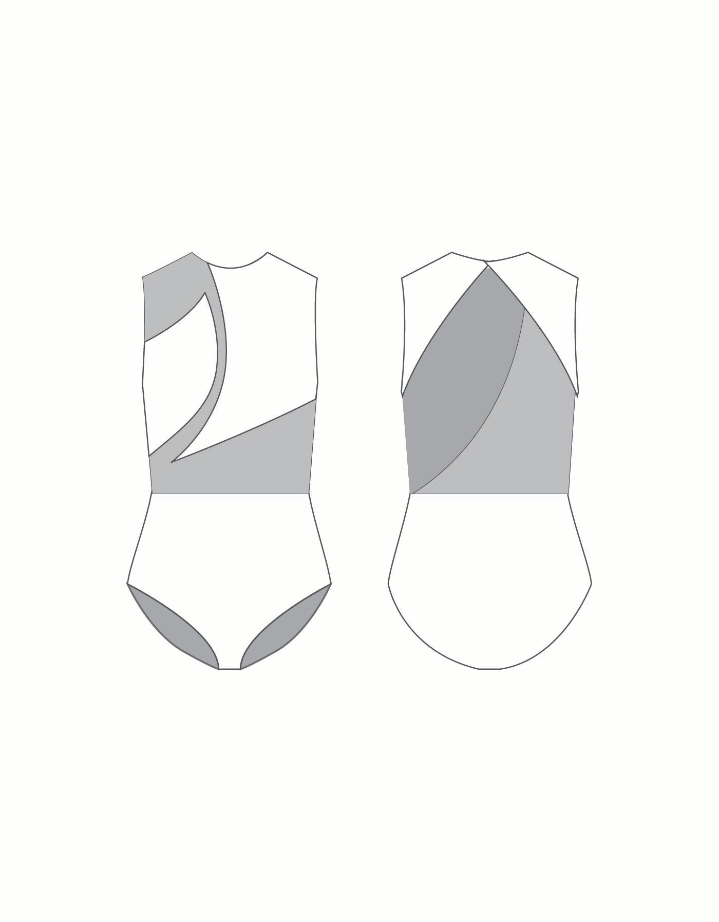 Custom Inked Embrace Sleeveless Leotard - Lycra