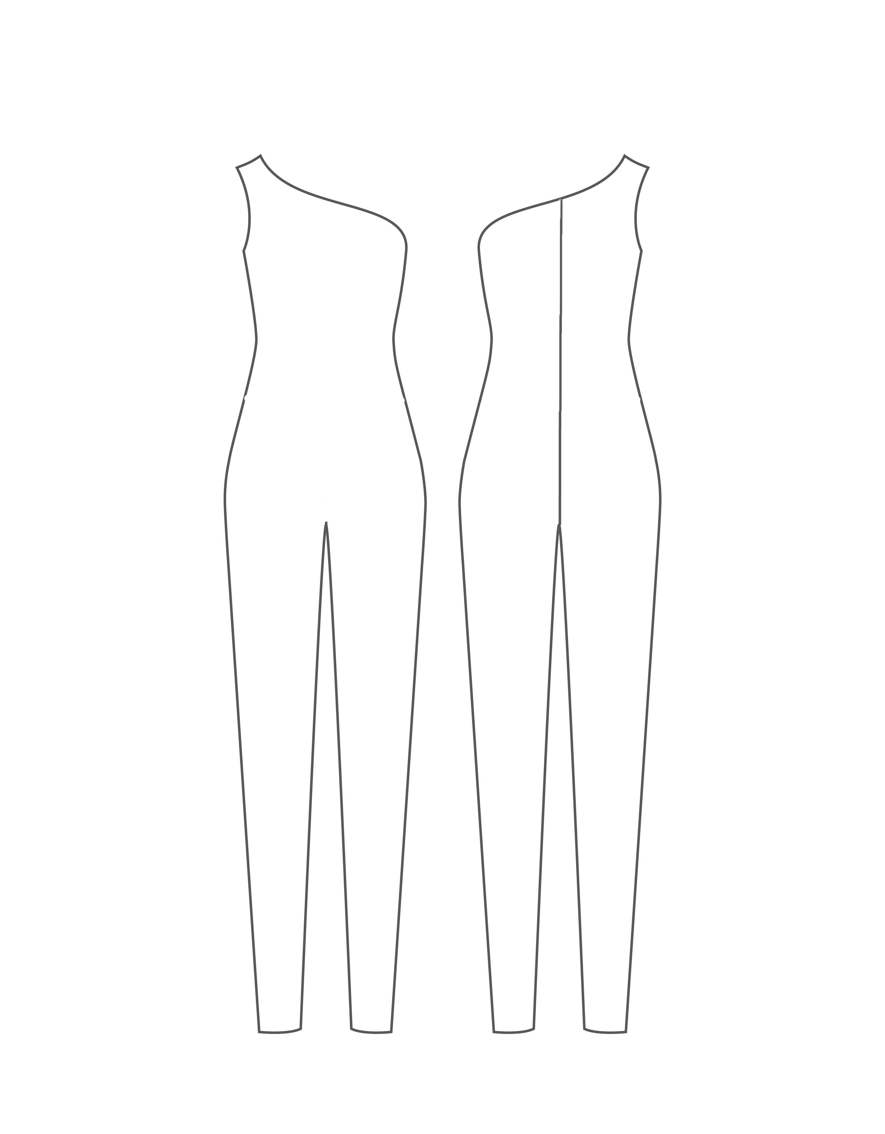 Custom Inked One Shoulder Unitard - Lycra