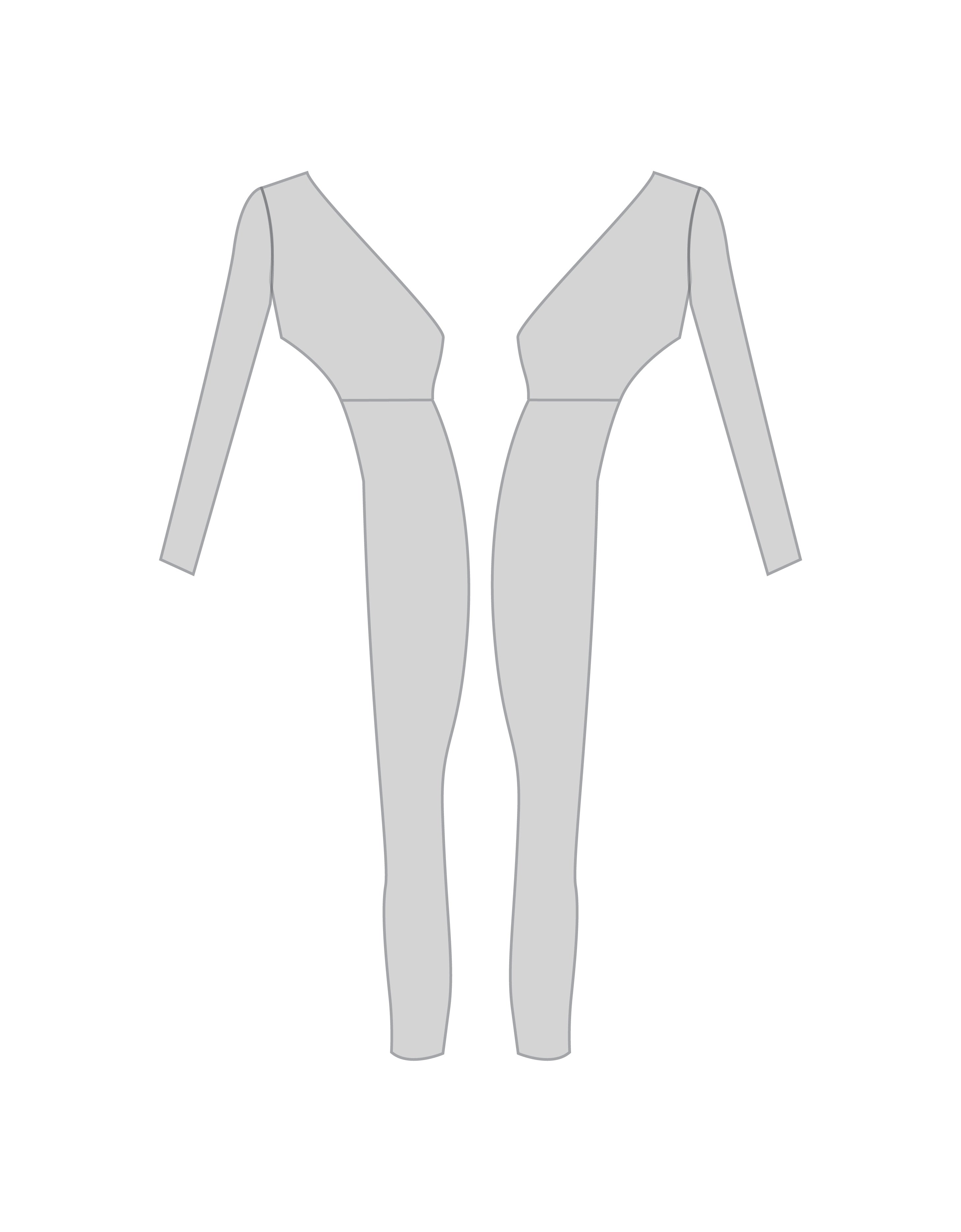 Custom Inked Stargazer Half Unitard - Lycra & Mesh