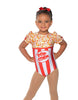 Popcorn Puff Sleeve Leotard