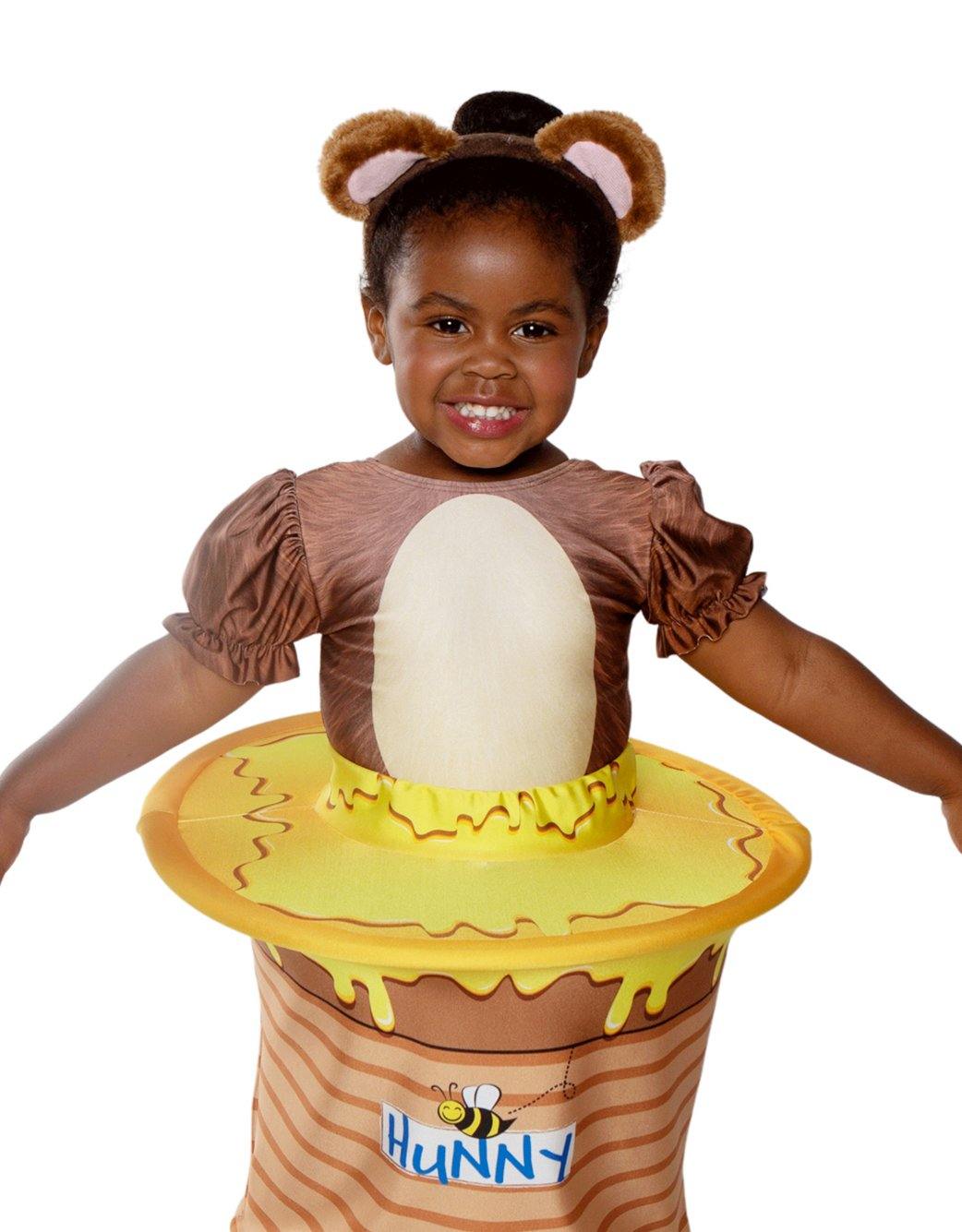 Honey Bear Puff Sleeve Biketard