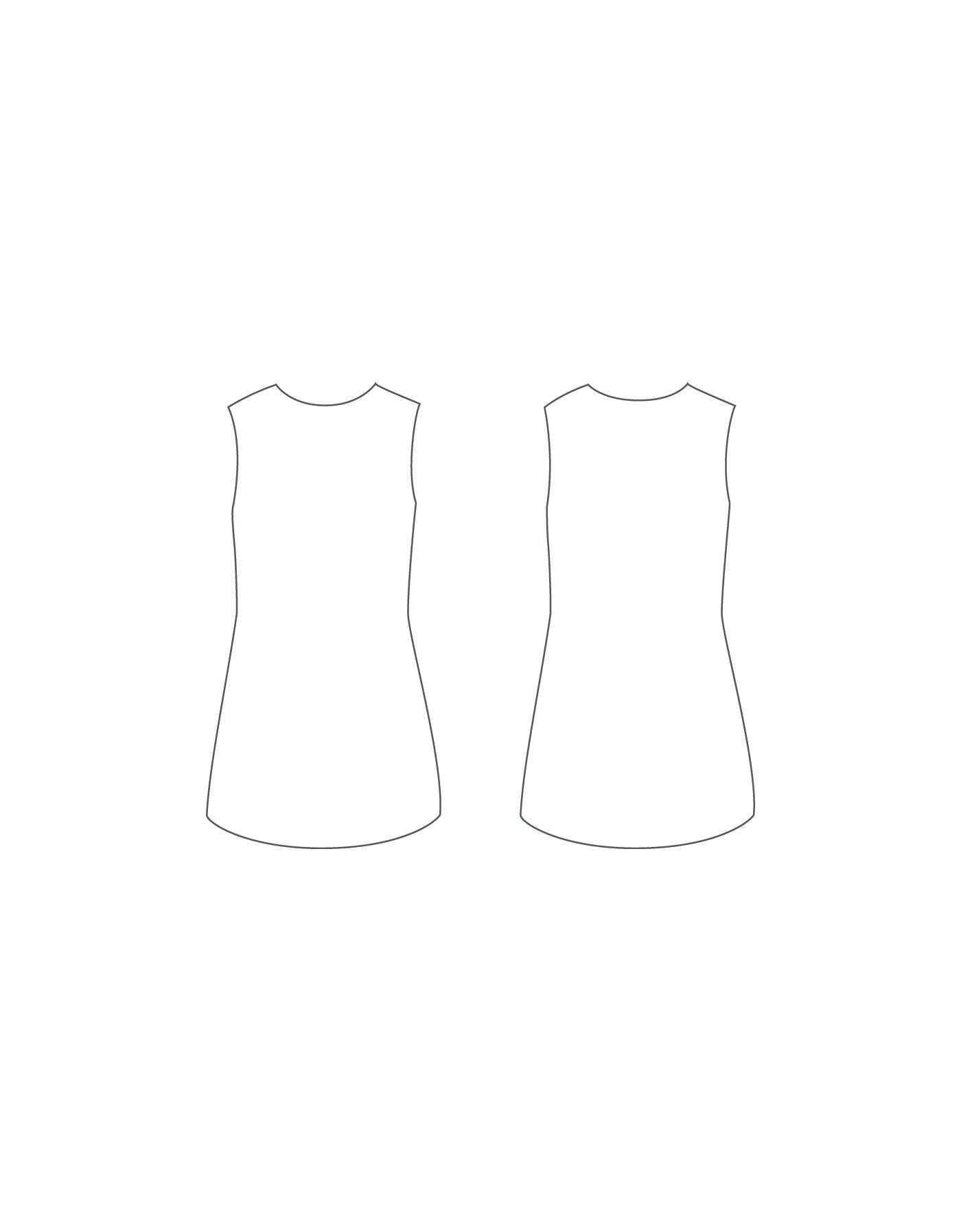 Custom Inked Tank Shift Dress - Lycra