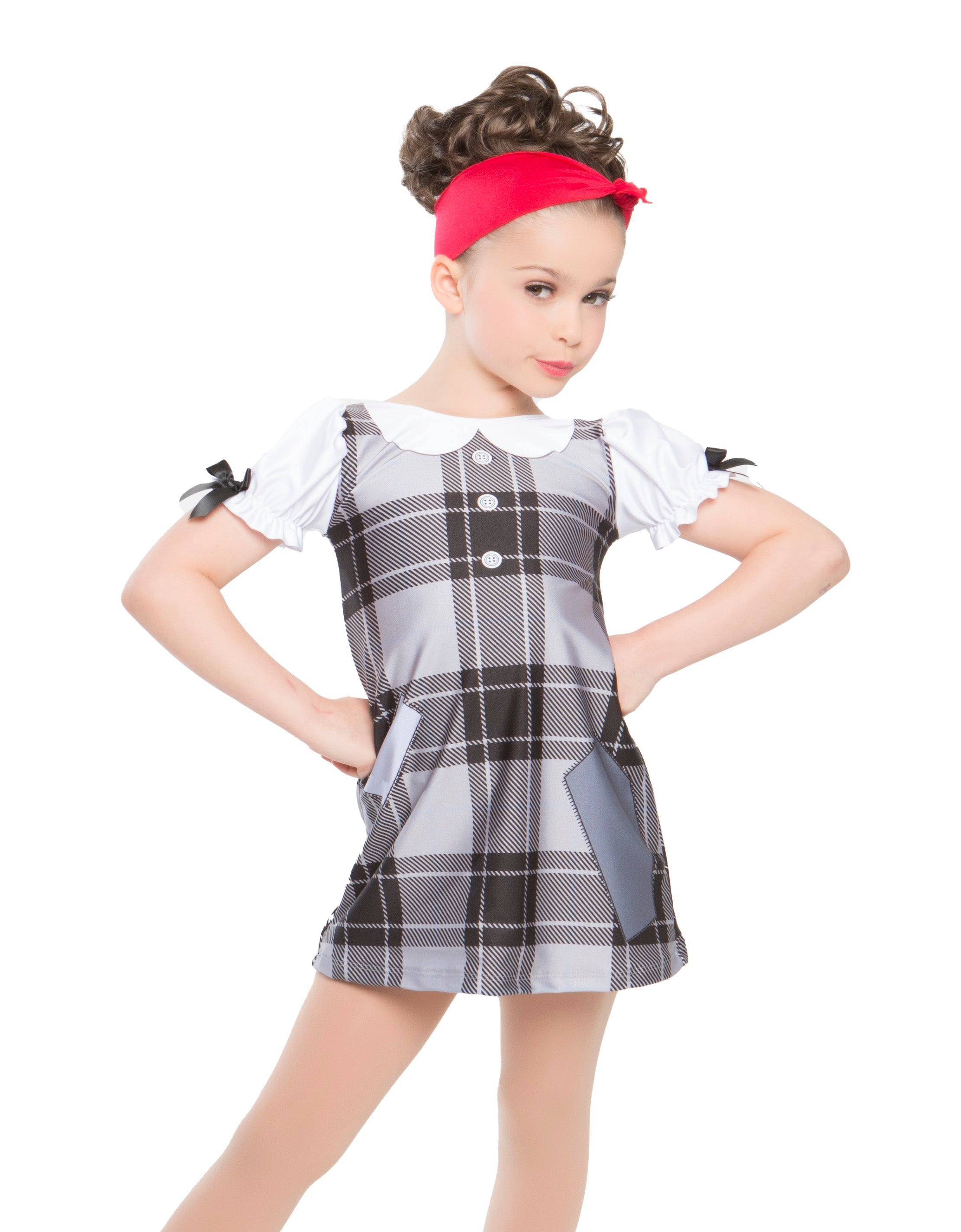 Orphan Annie Puff Sleeve Shift Dress