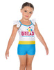 Wonda Bread Camisole Flutter Sleeve Biketard