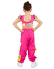 Candy Crush Zipper Cargo Pants with Straps