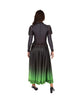 Elphaba Witch LS Puff Sleeve TNeck Dress with Character Skirt and Peplum