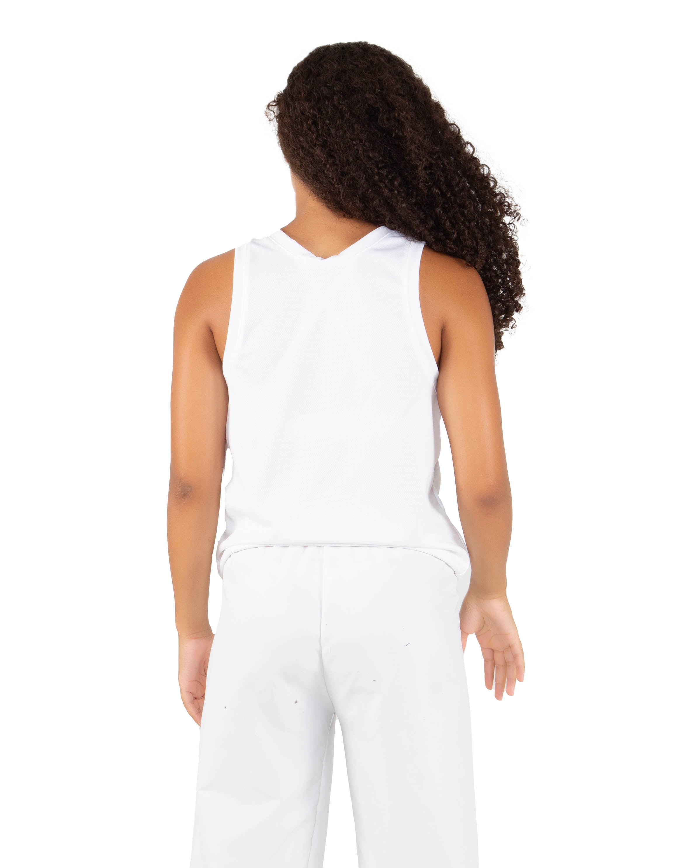 Solid Lycra Basketball Jersey No Side Panel