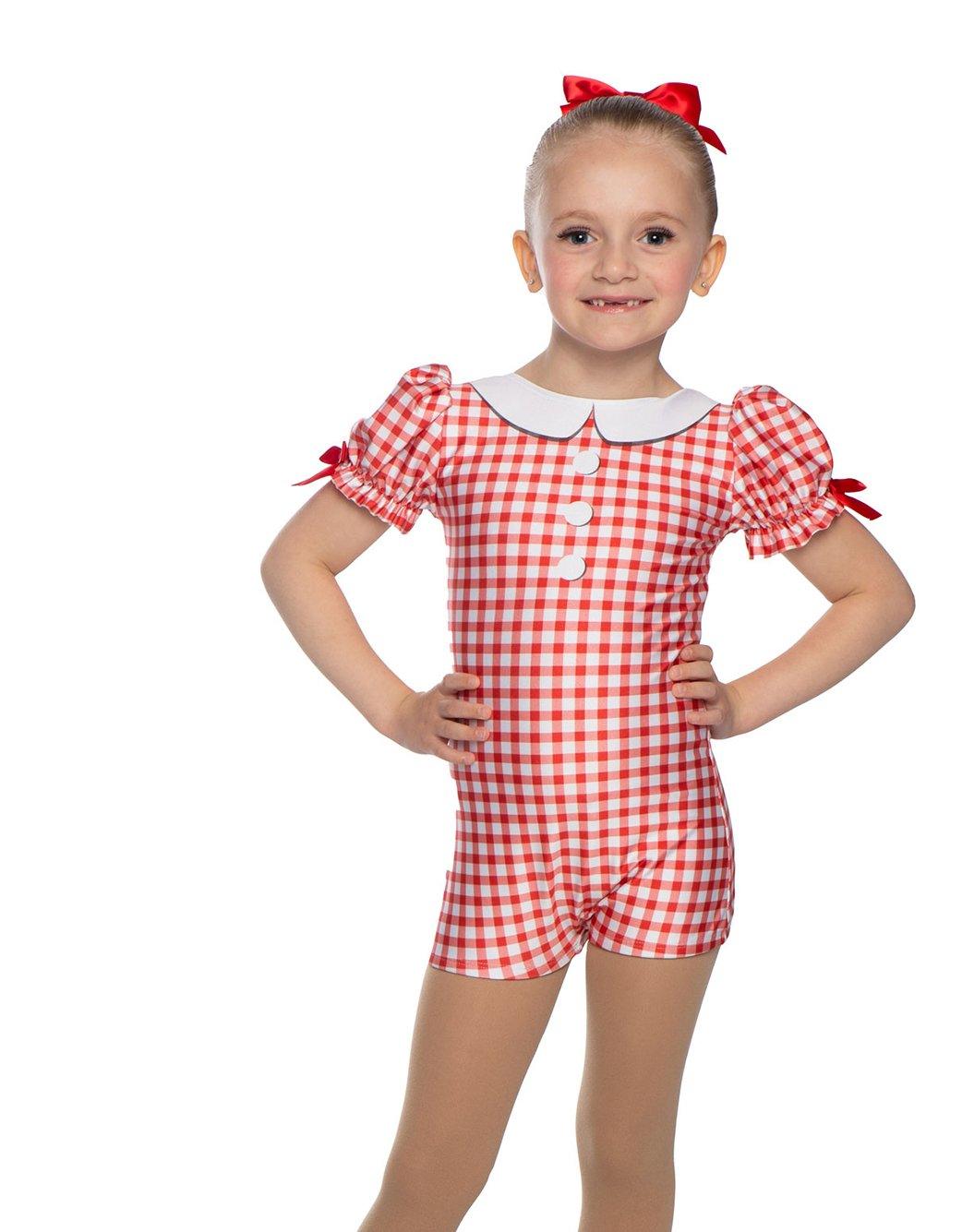 Countryside Puff Sleeve Biketard